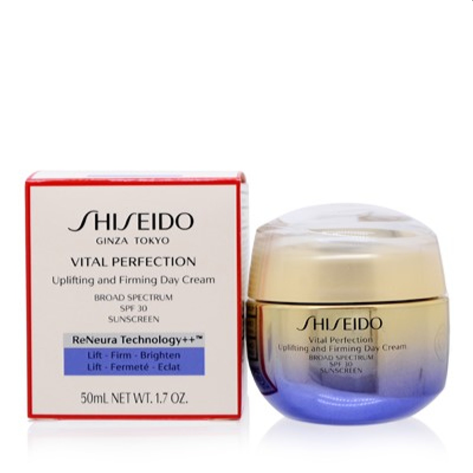 Shiseido  Shiseido Vital-Perfection Uplifting & Firming Day Cream 1.7 Oz (50 Ml) 730852149373