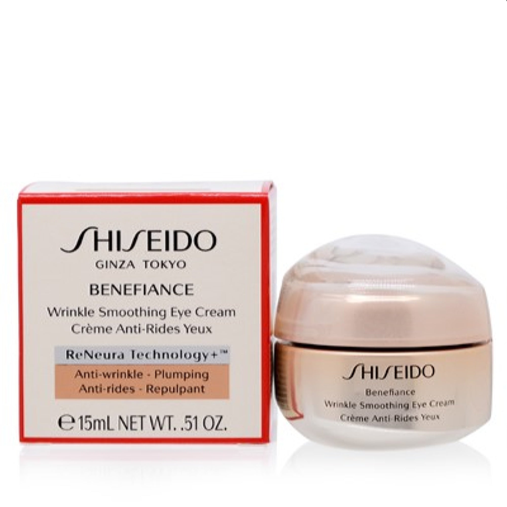 Shiseido  Shiseido Benefiance Wrinkle Smoothing Eye Cream 0.51 Oz  730852155794