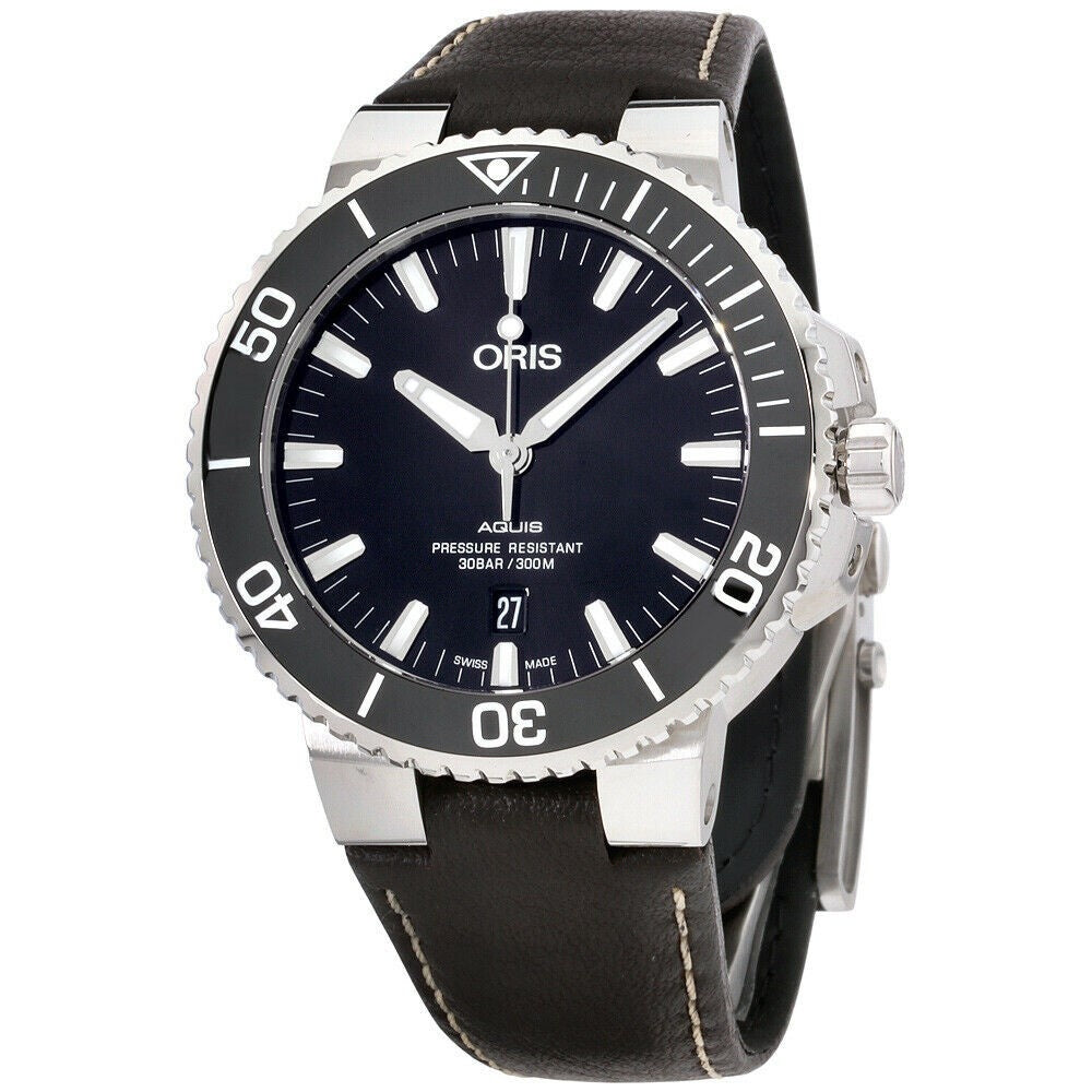 Oris Aquis Automatic Black Dial Men's Watch 73377304134LS