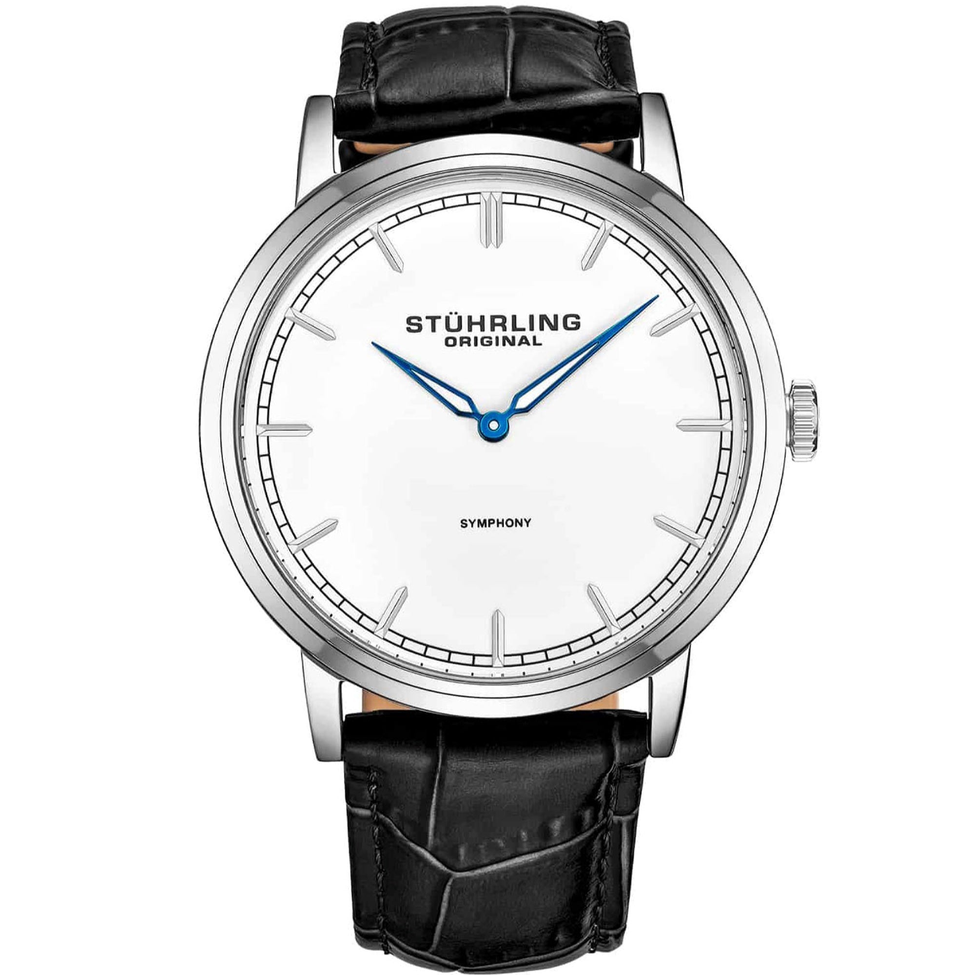 Stuhrling  Quartz Symphony White Dial Men's Watch 779.01