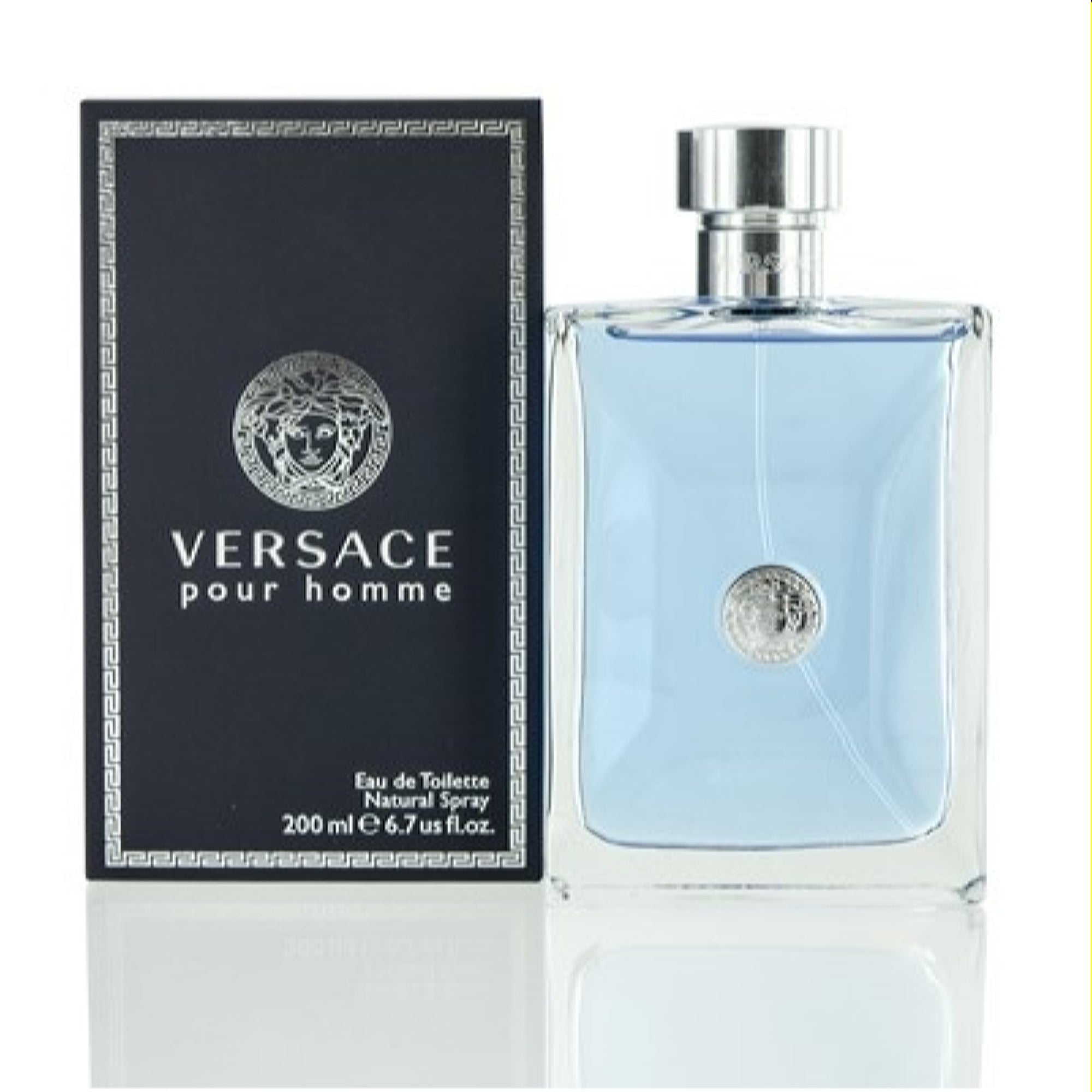 Versace Men's Versace Signature Homme Versace Edt Spray (Blue Silver) 6.7 Oz  8011003801619