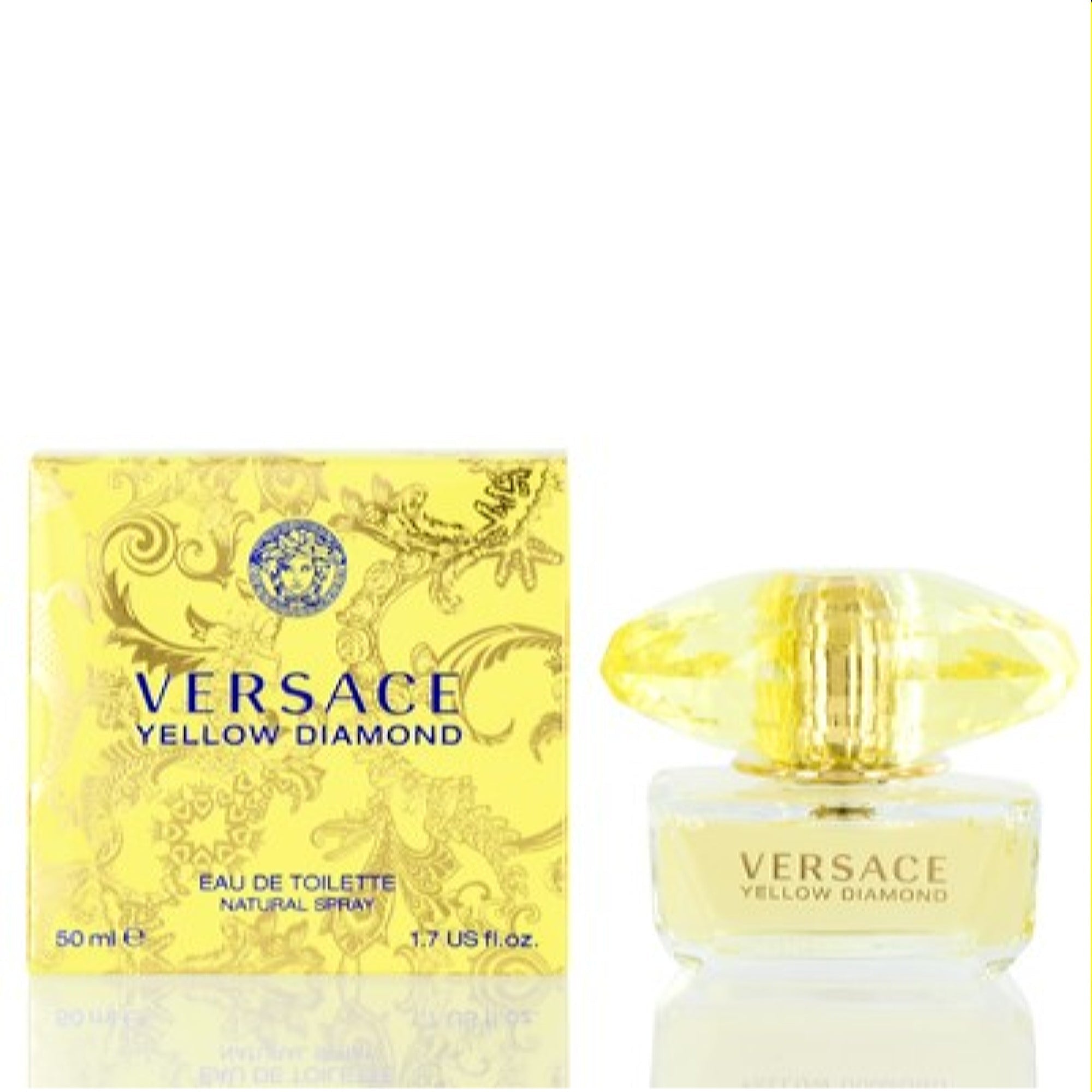 Versace Women's Versace Yellow Diamond Versace Edt Spray 1.7 Oz   8011003804559