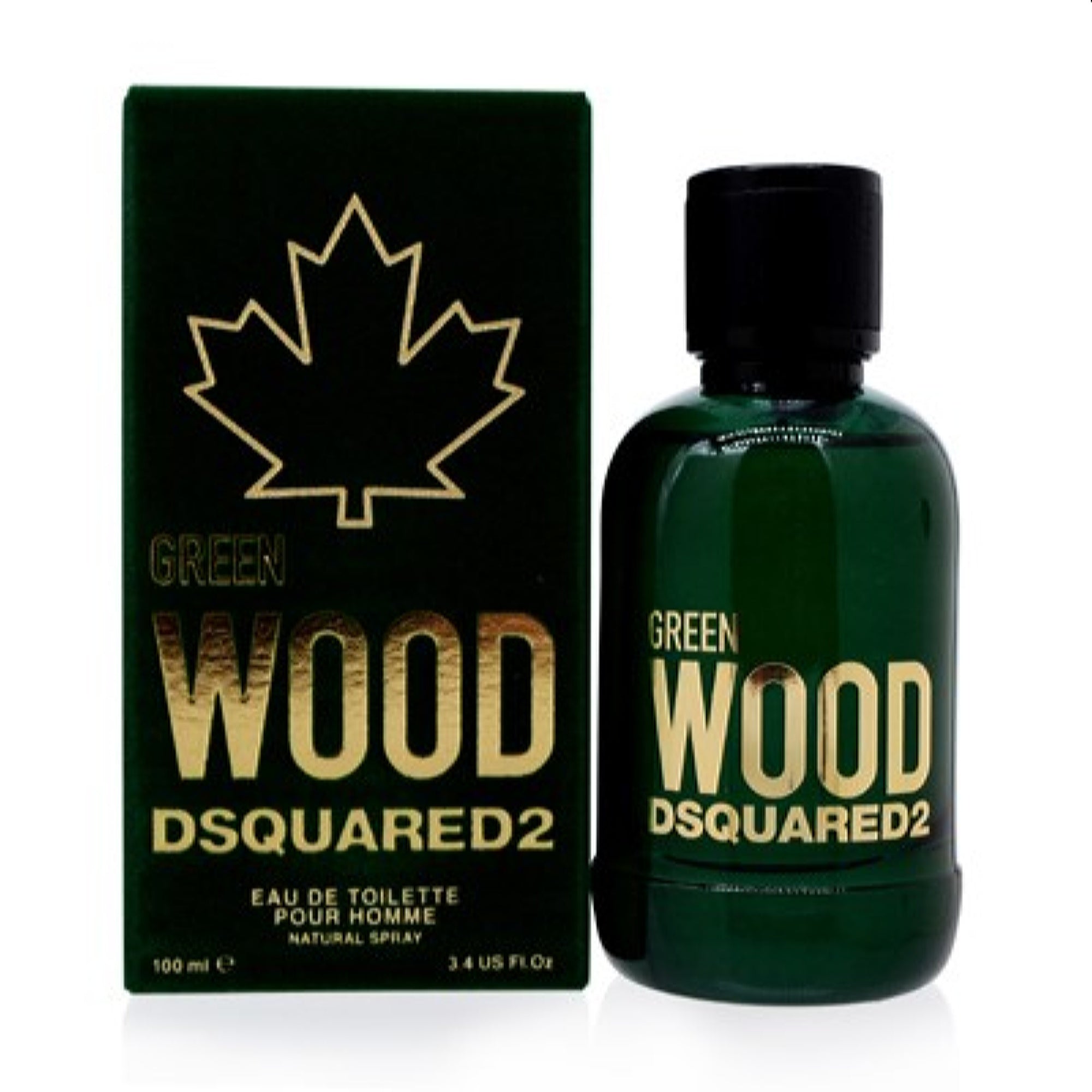 Dsquared2 Men's Green Wood Dsquared2 Edt Spray 3.4 Oz (100 Ml)  8011003852741