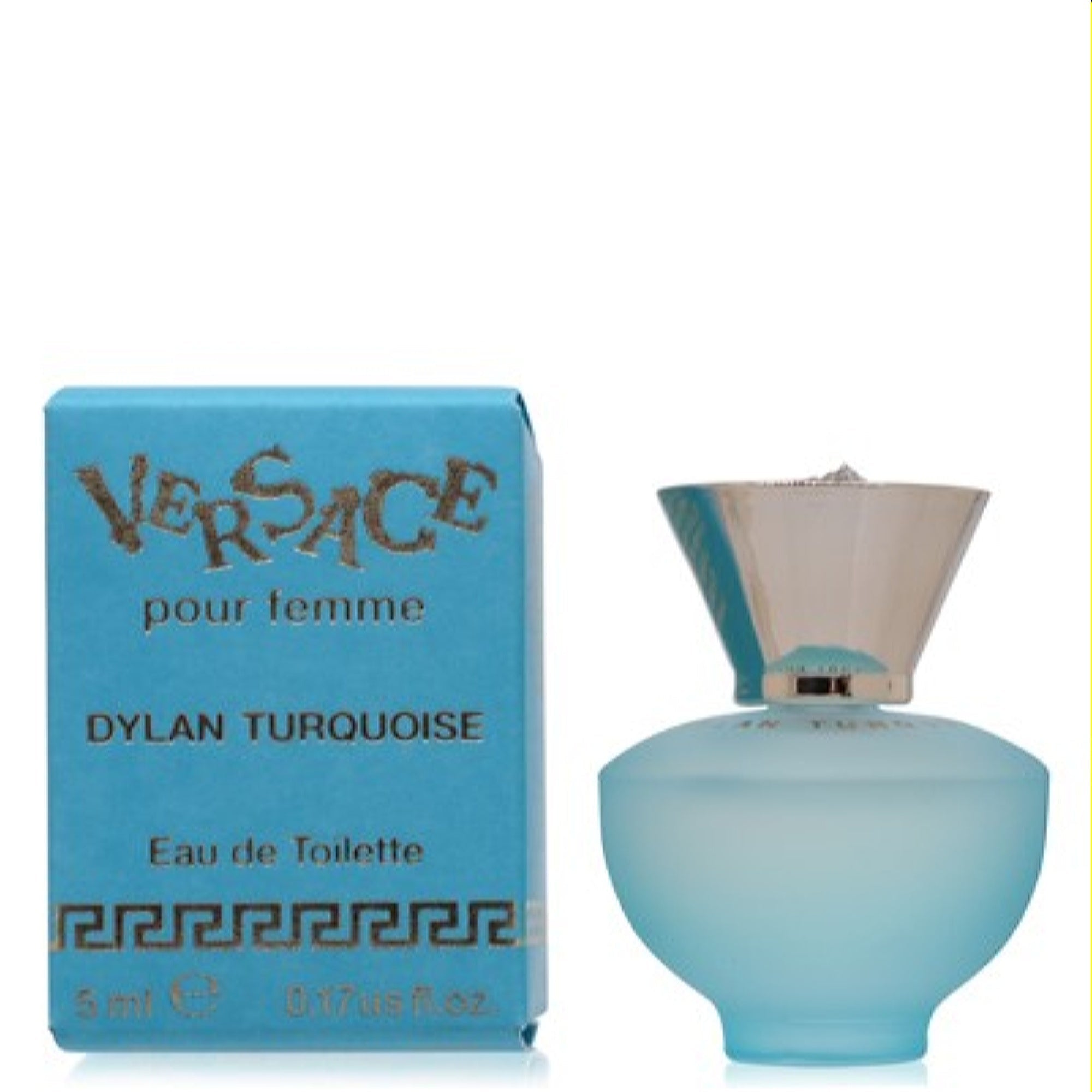 Versace Women's Dylan Blue Turquoise Versace Edt Splash Mini 0.17 Oz (5.0 Ml)   8011003858583