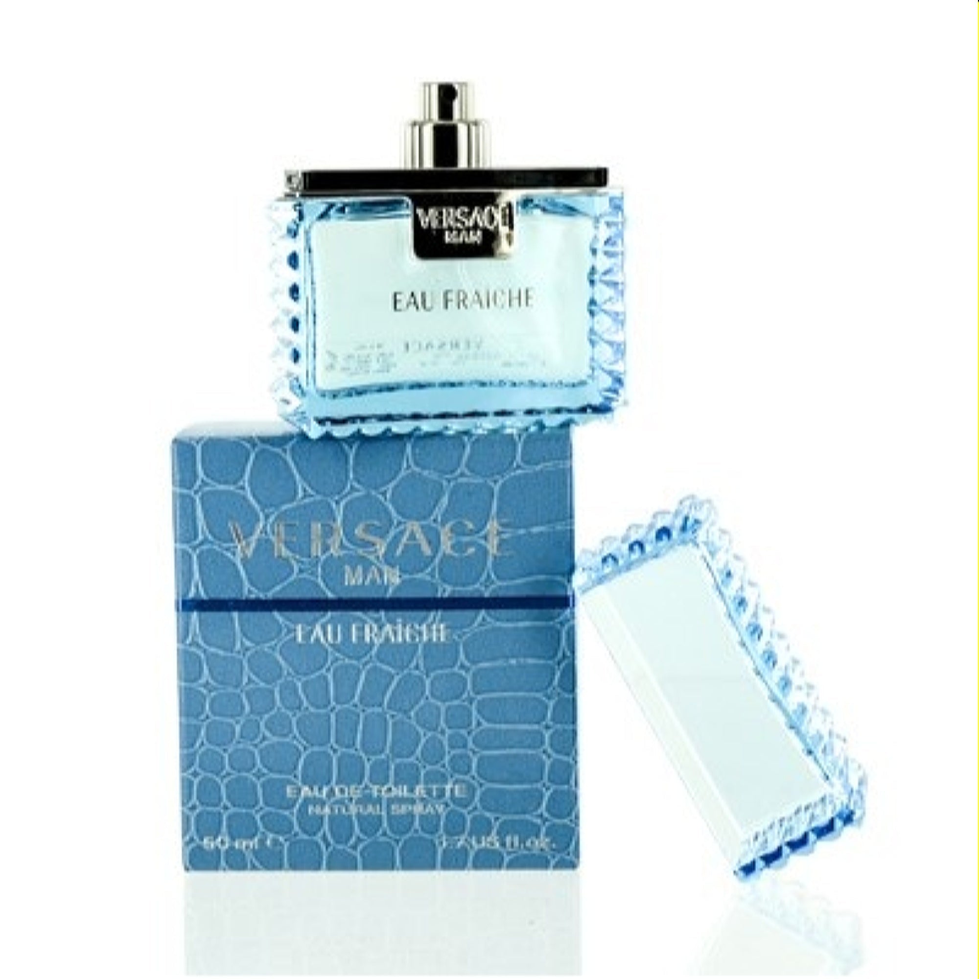 Versace Men's Versace Man Eau Fraiche Versace Edt Spray (Blue) 1.7 Oz  8018365500020