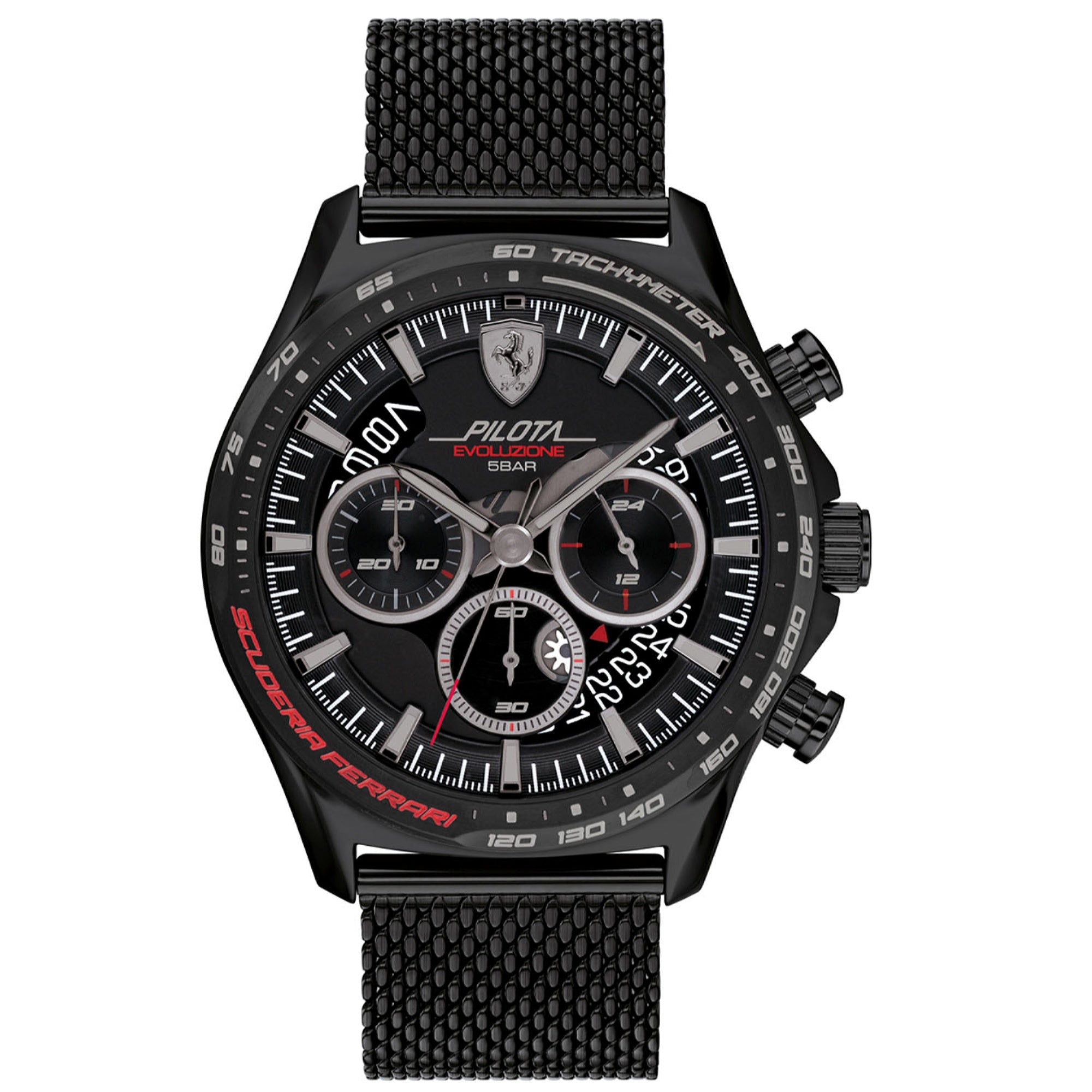 Ferrari  Quartz Scuderia Black Dial Men's Watch 830827