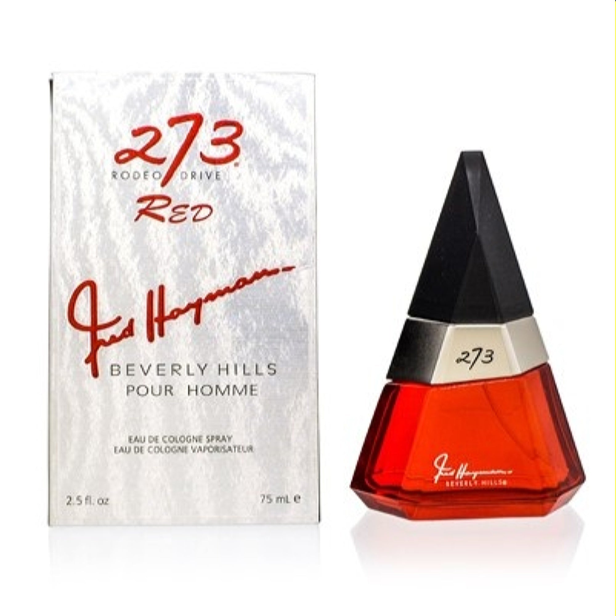 Fred Hayman Men's 273 Red Pour Homme Fred Hayman Edc Spray 2.5 Oz (75 Ml)  837015005559