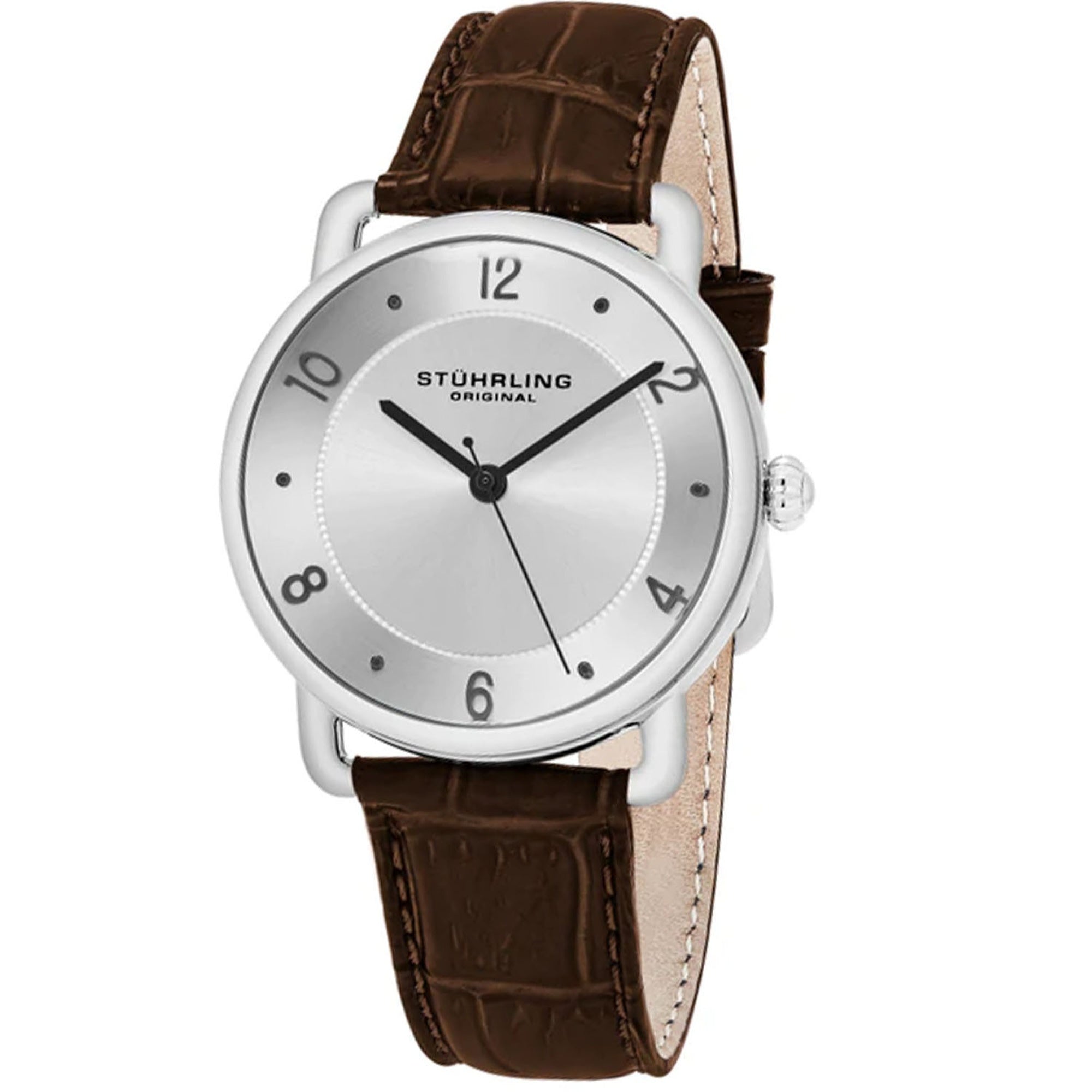 Stuhrling  Quartz Symphony Silver Dial Men's Watch 844.03