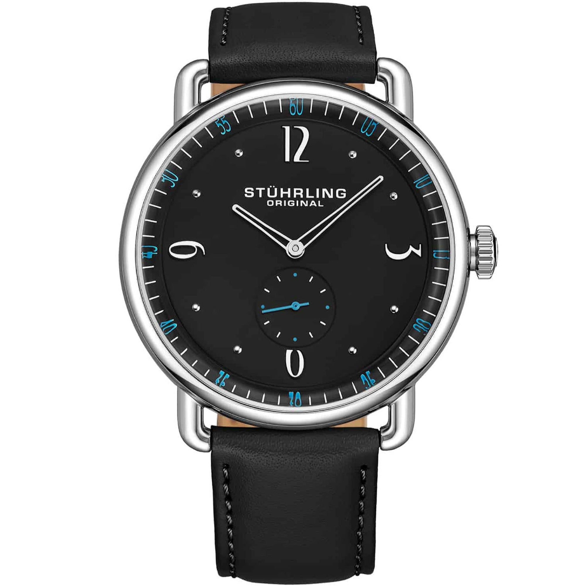 Stuhrling  Quartz Symphony Black Dial Men's Watch 857.03