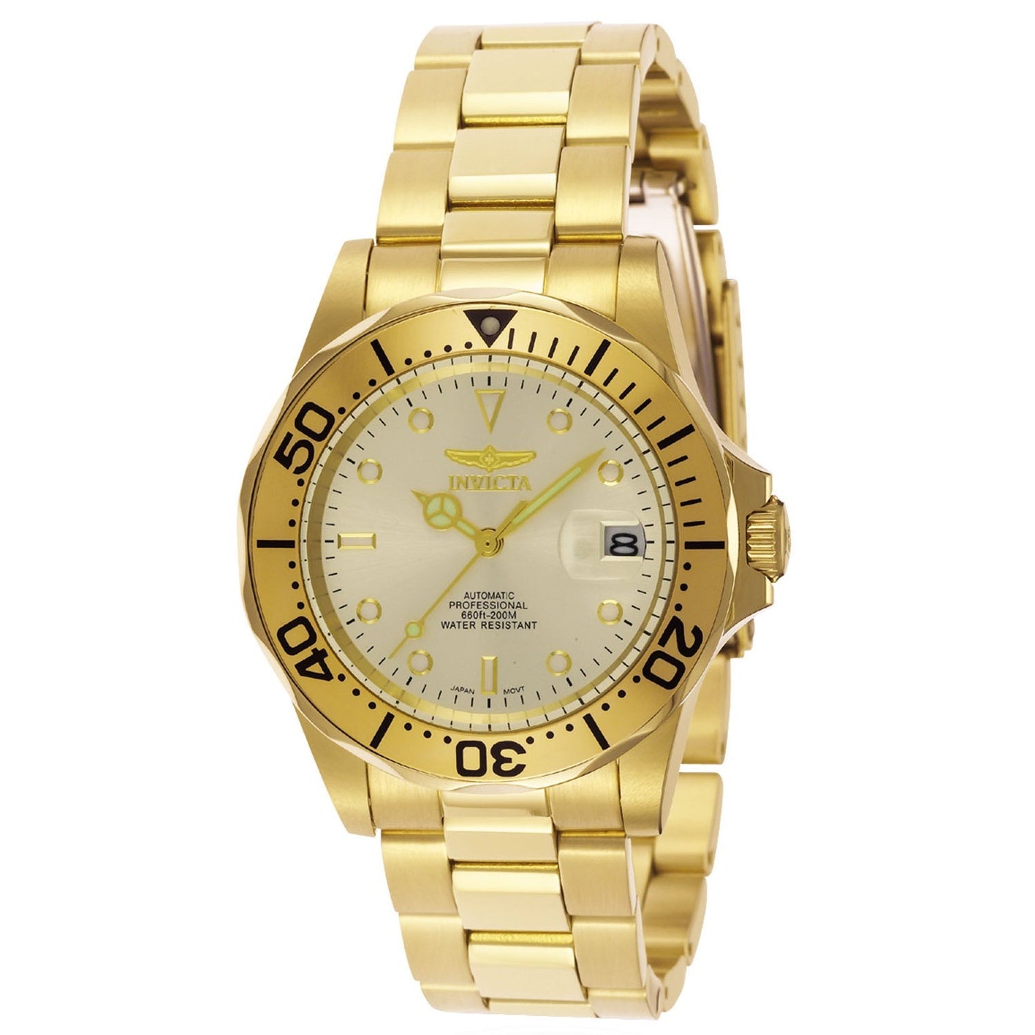 Invicta Pro Diver Automatic Ivory Dial Men's Watch 9618