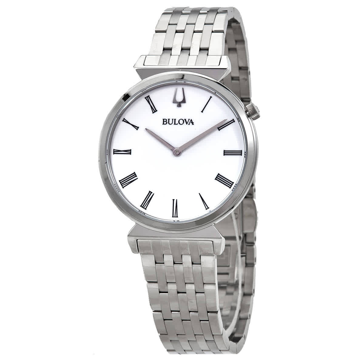 Bulova Classic Regatta Quartz White Dial Men's Watch 96A232