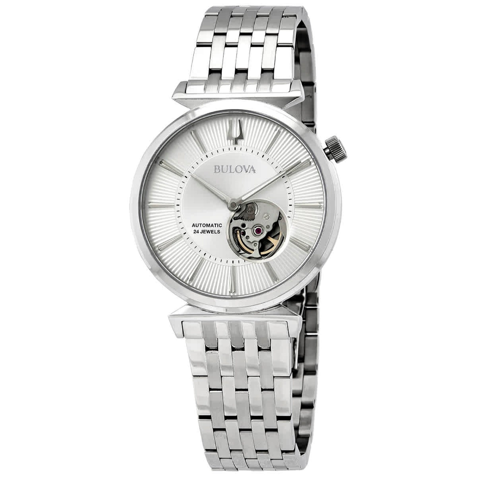 Bulova Regatta Automatic Silver Dial Men's Watch 96A235