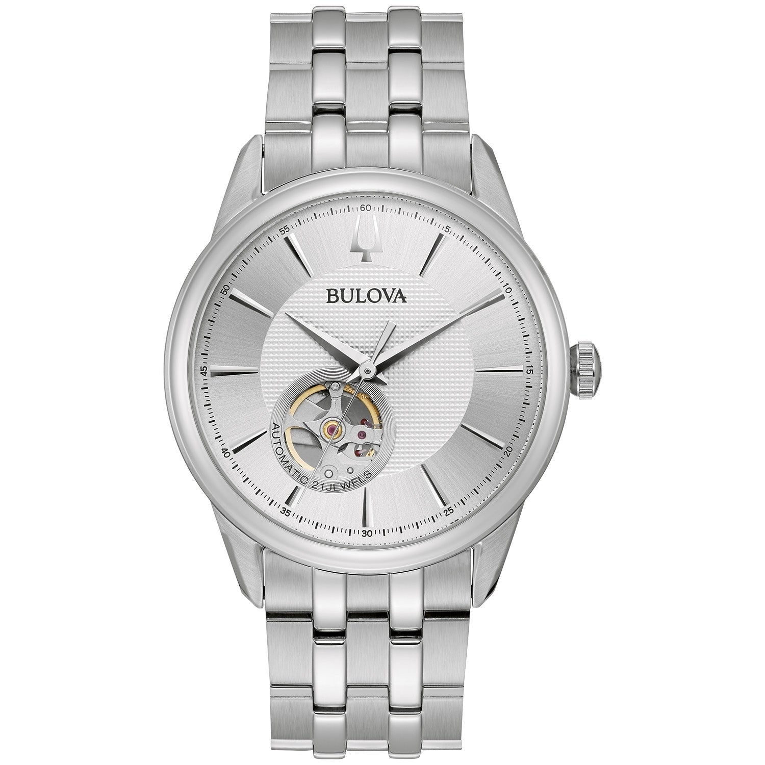 Bulova Classic Quartz Silver Dial Men's Watch 96A243