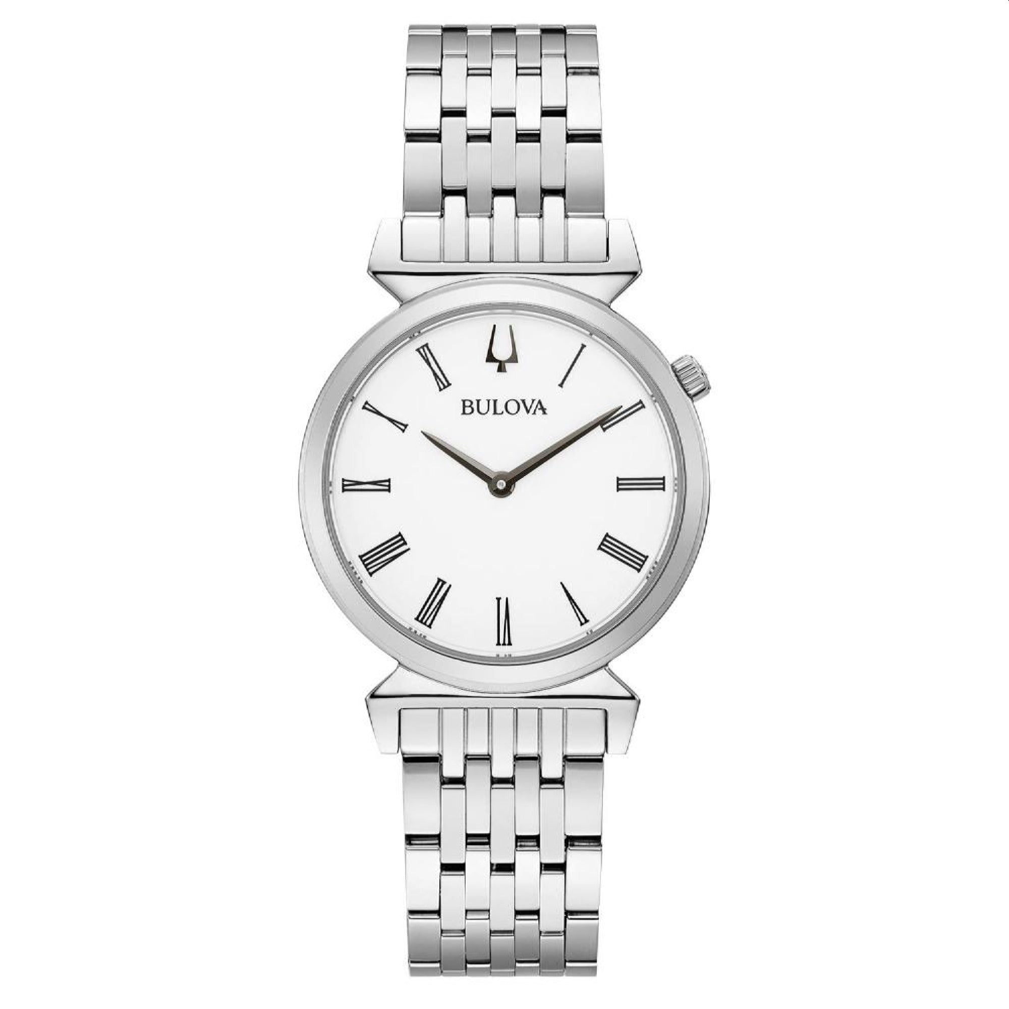 Bulova Regatta Quartz White Dial Women's Watch 96L275