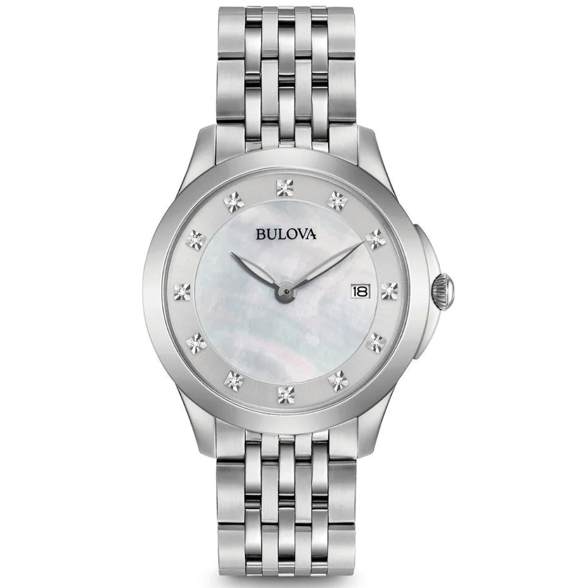 Bulova  Quartz Classic Mother of pearl Dial Women's Watch 96P174