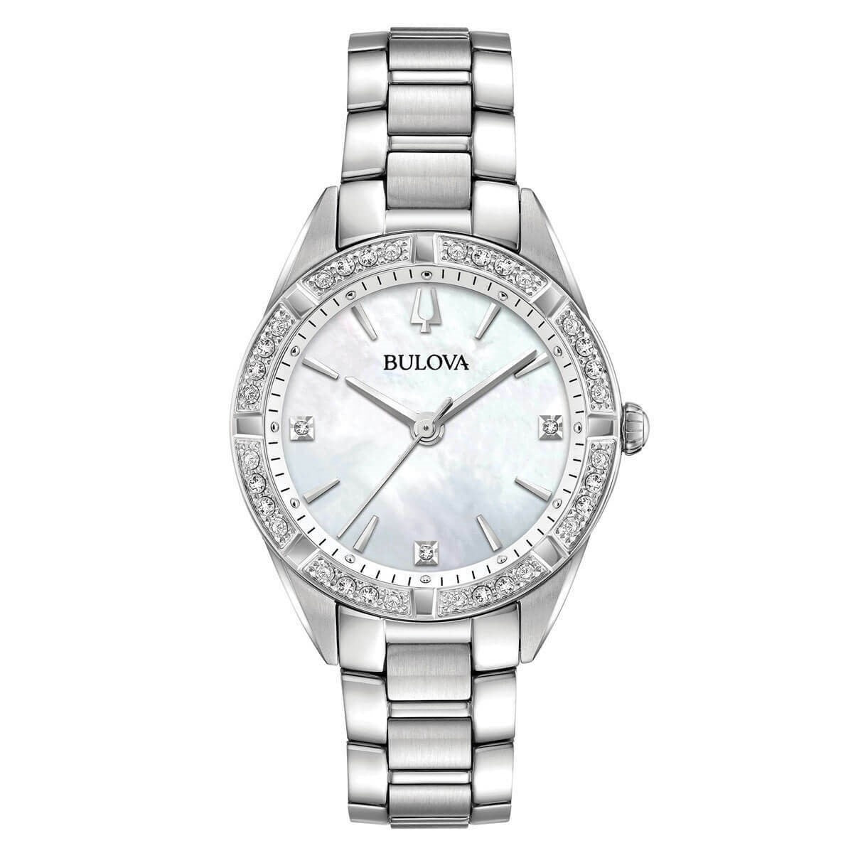 Bulova Sutton Quartz Mother of pearl Dial Women's Watch 96R228