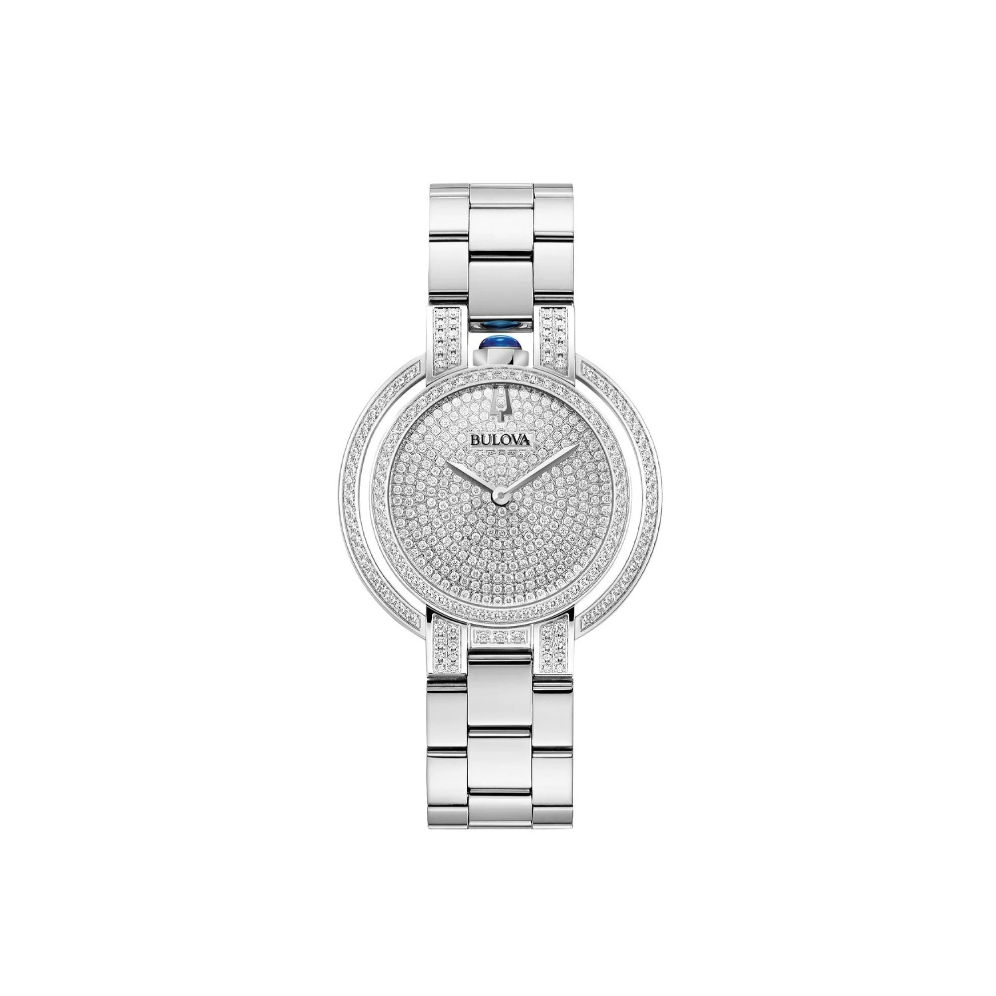 Bulova Bulova Quartz Diamonds Silver Dial Women's Watch 96R238