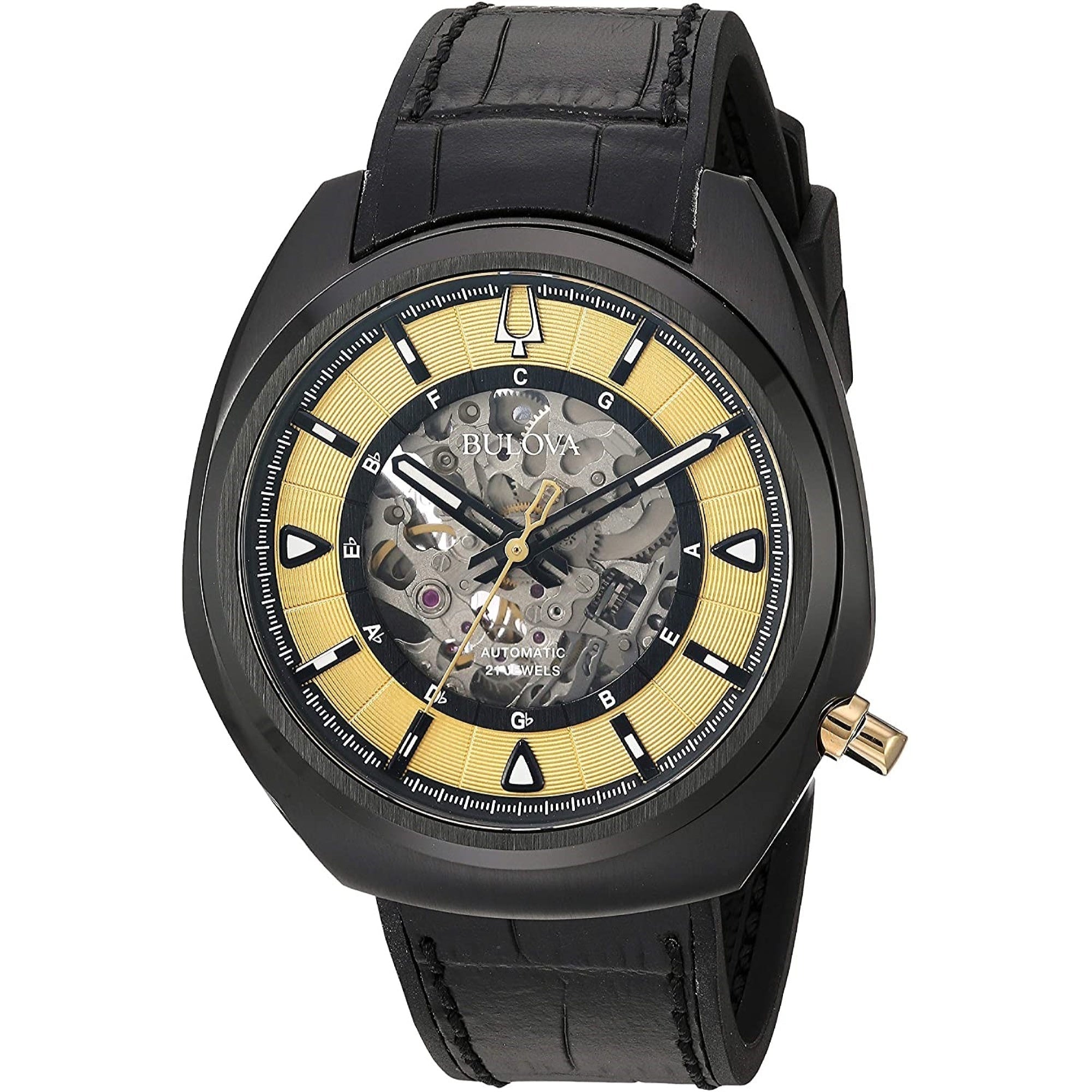 Bulova  Automatic Gold Dial Men's Watch 98A241