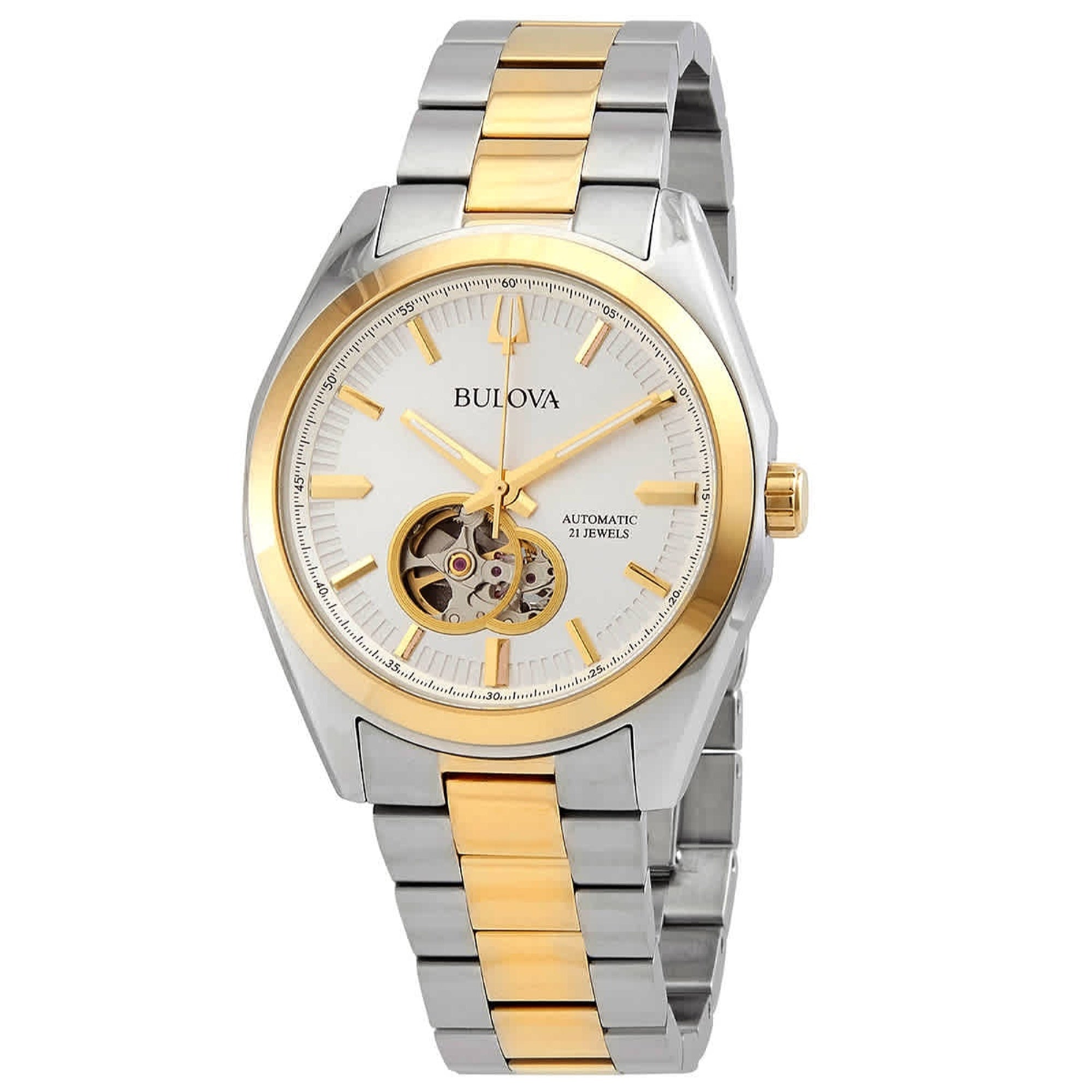 Bulova Surveyor Automatic Silver Dial Men's Watch 98A284