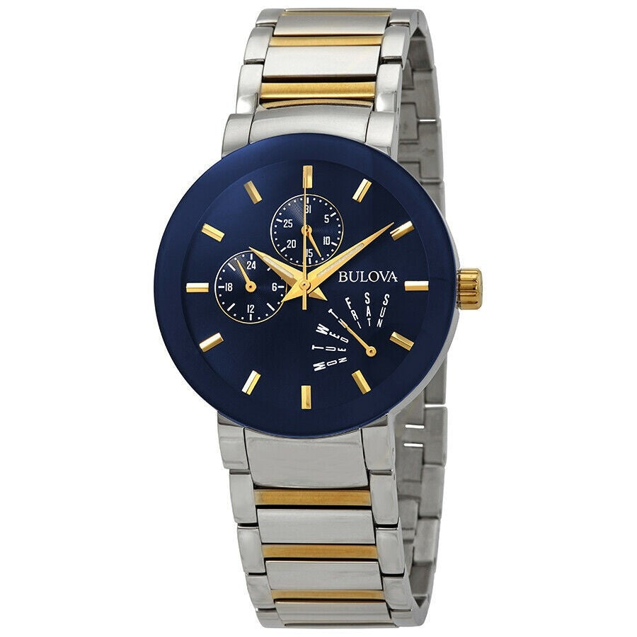 Bulova Modern Quartz Blue Dial Men's Watch 98C123