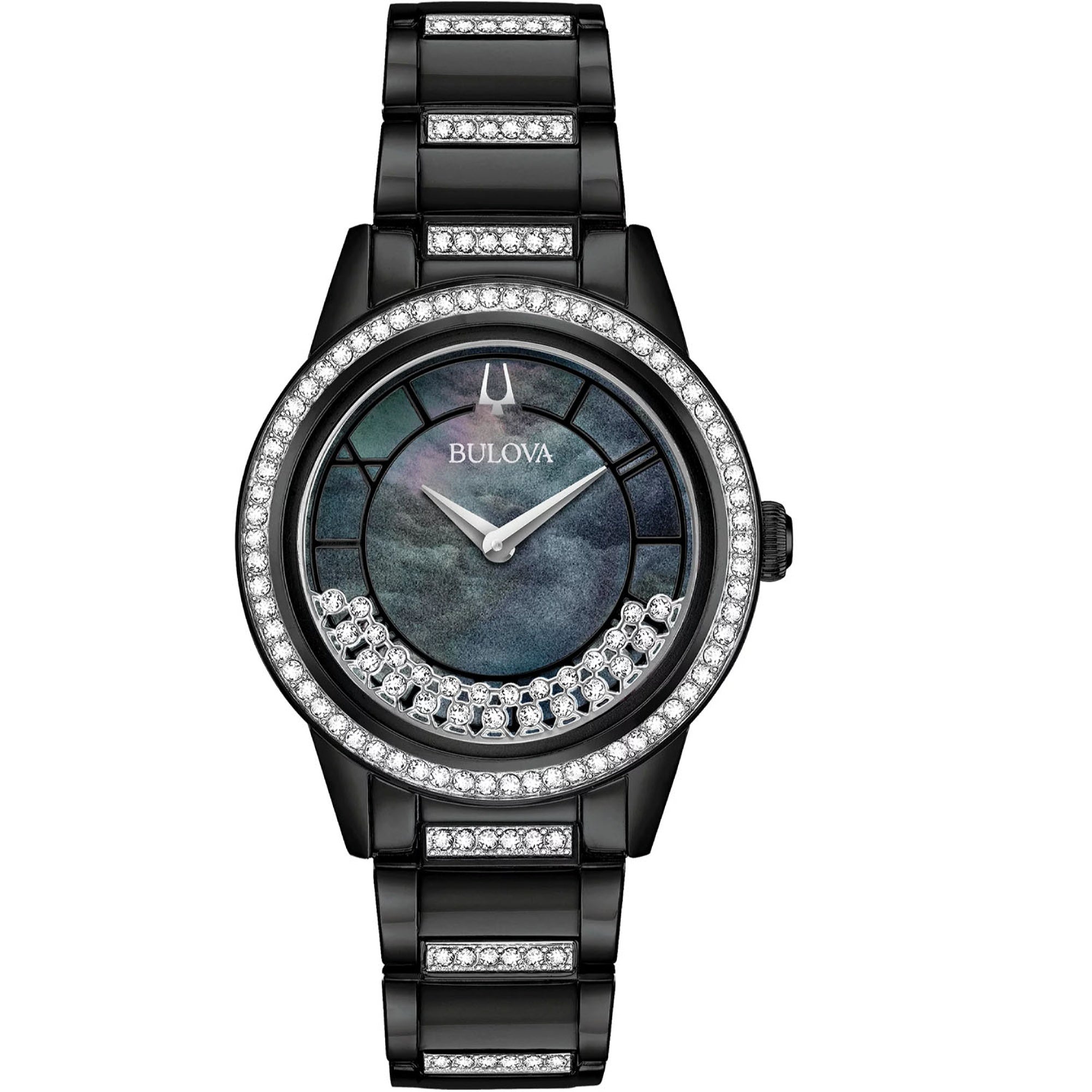 Bulova  Quartz TurnStyle Black Dial Women's Watch 98L252