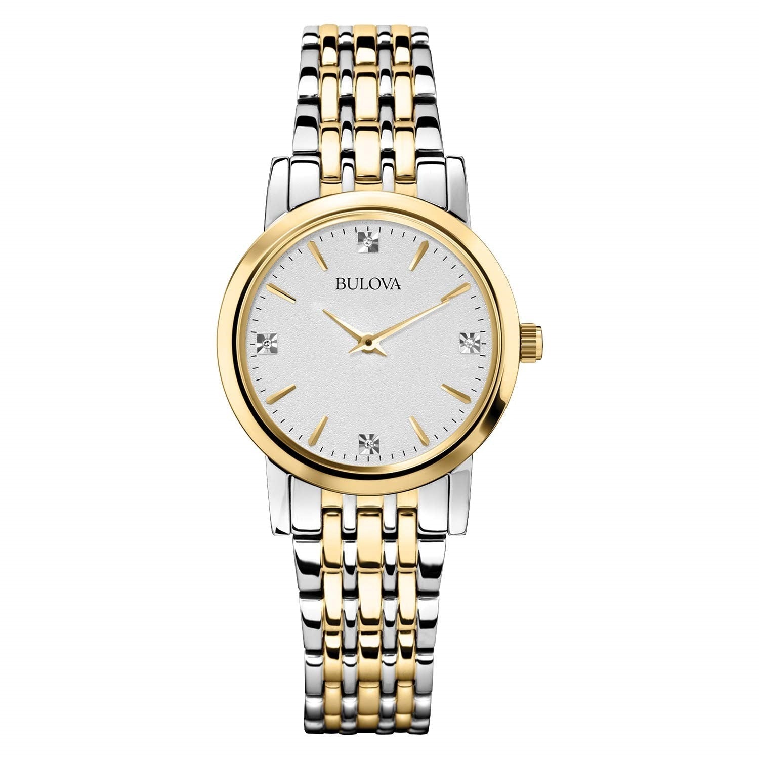 Bulova Casual  Quartz Silver Dial Women's Watch 98P115