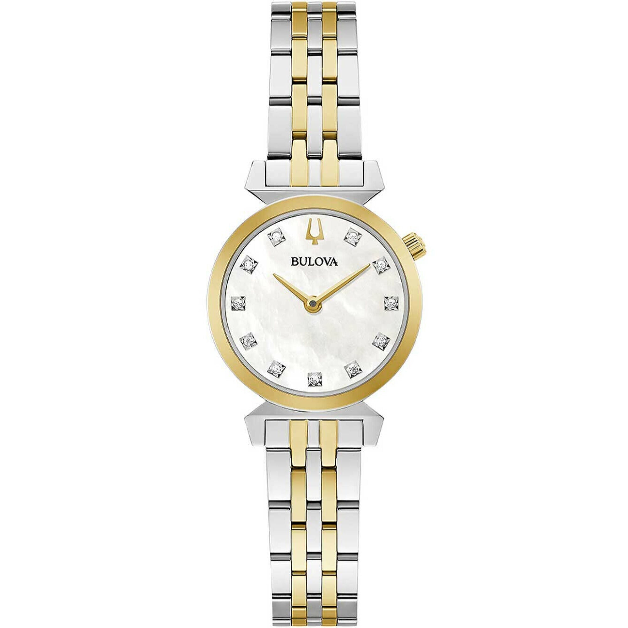 Bulova Regatta Quartz Mother of Pearl Dial Women's Watch 98P202