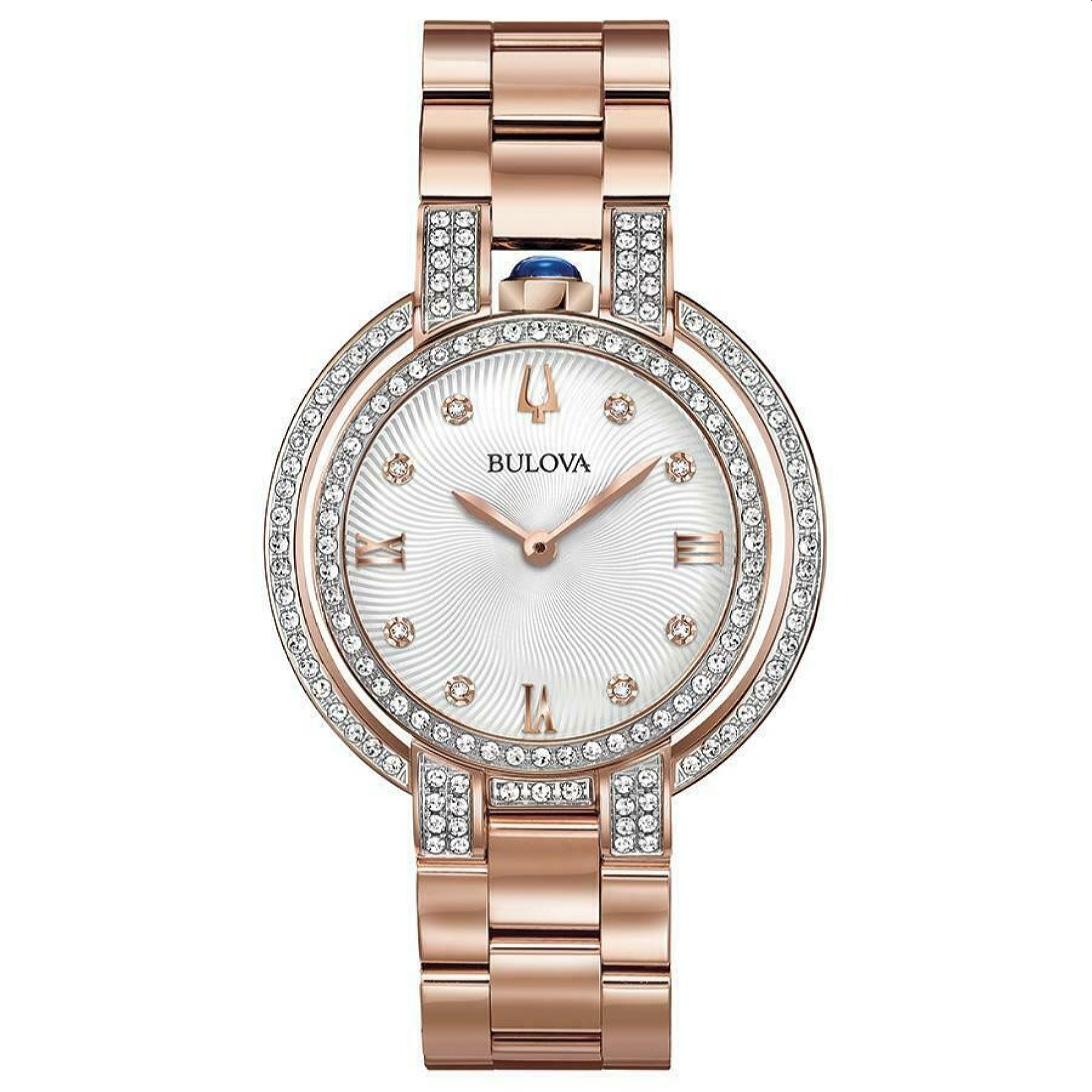 Bulova Rubaiyat Quartz Silver Dial Women's Watch 98R250