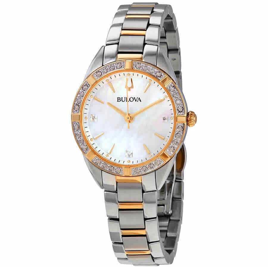 Bulova Sutton Quartz Mother of Pearl Dial Women's Watch 98R263