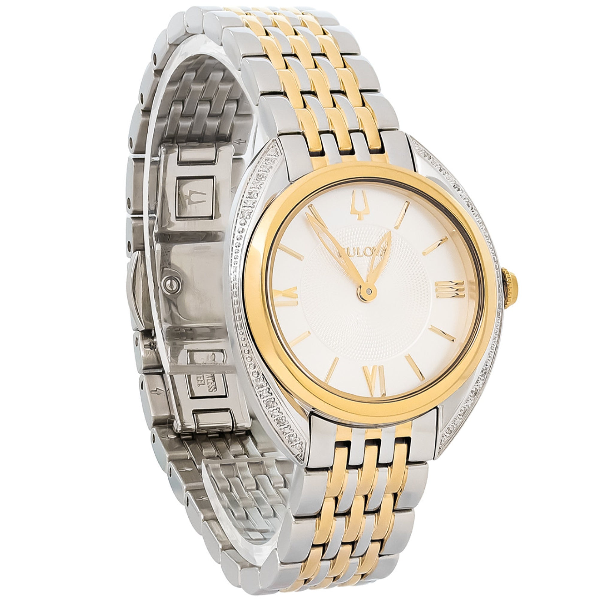 Bulova Classic Quartz Silver-Tone Dial Women's Watch 98R296