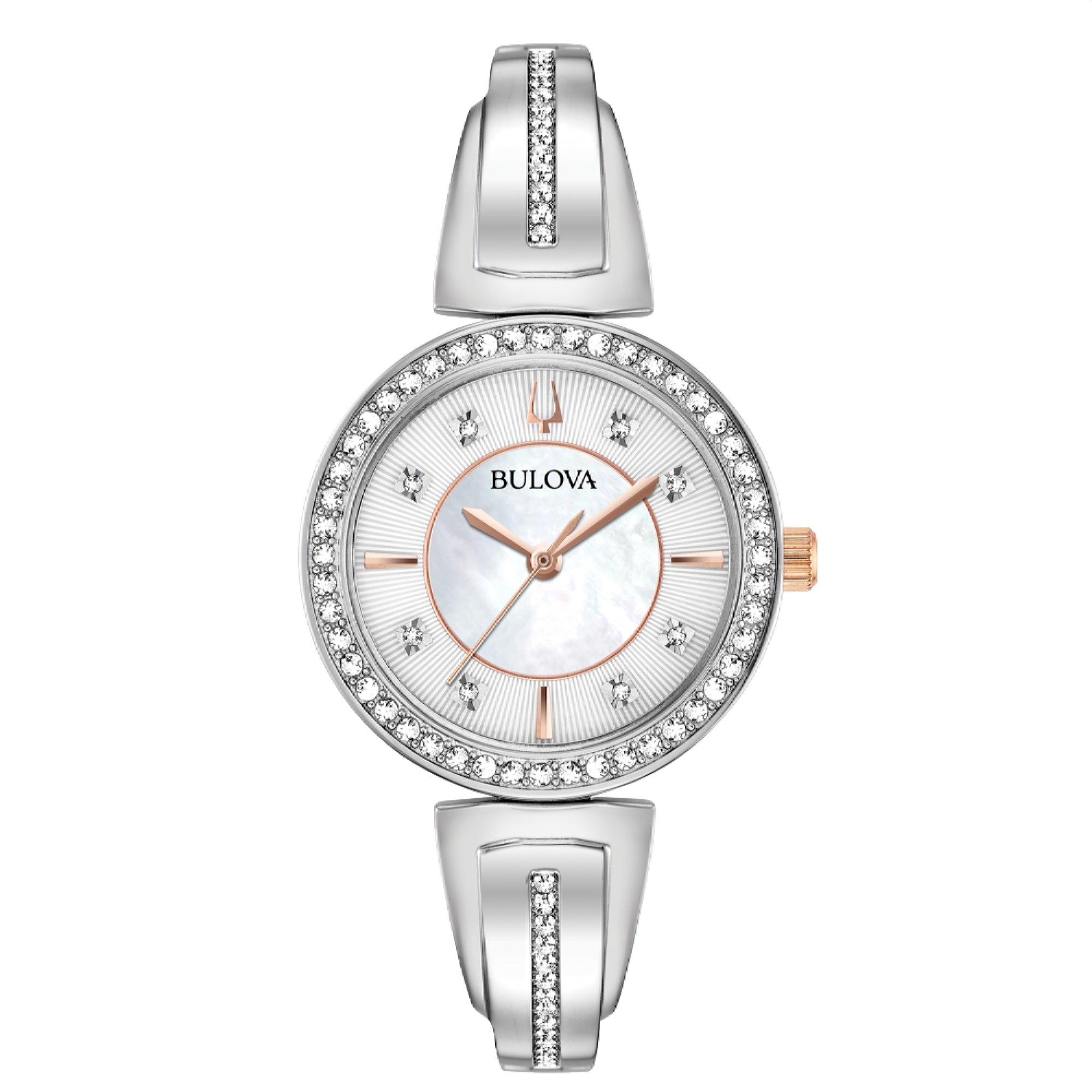 Seiko Crystal Quartz Crystal Mother of Pearl Dial Women's Watch 98X121