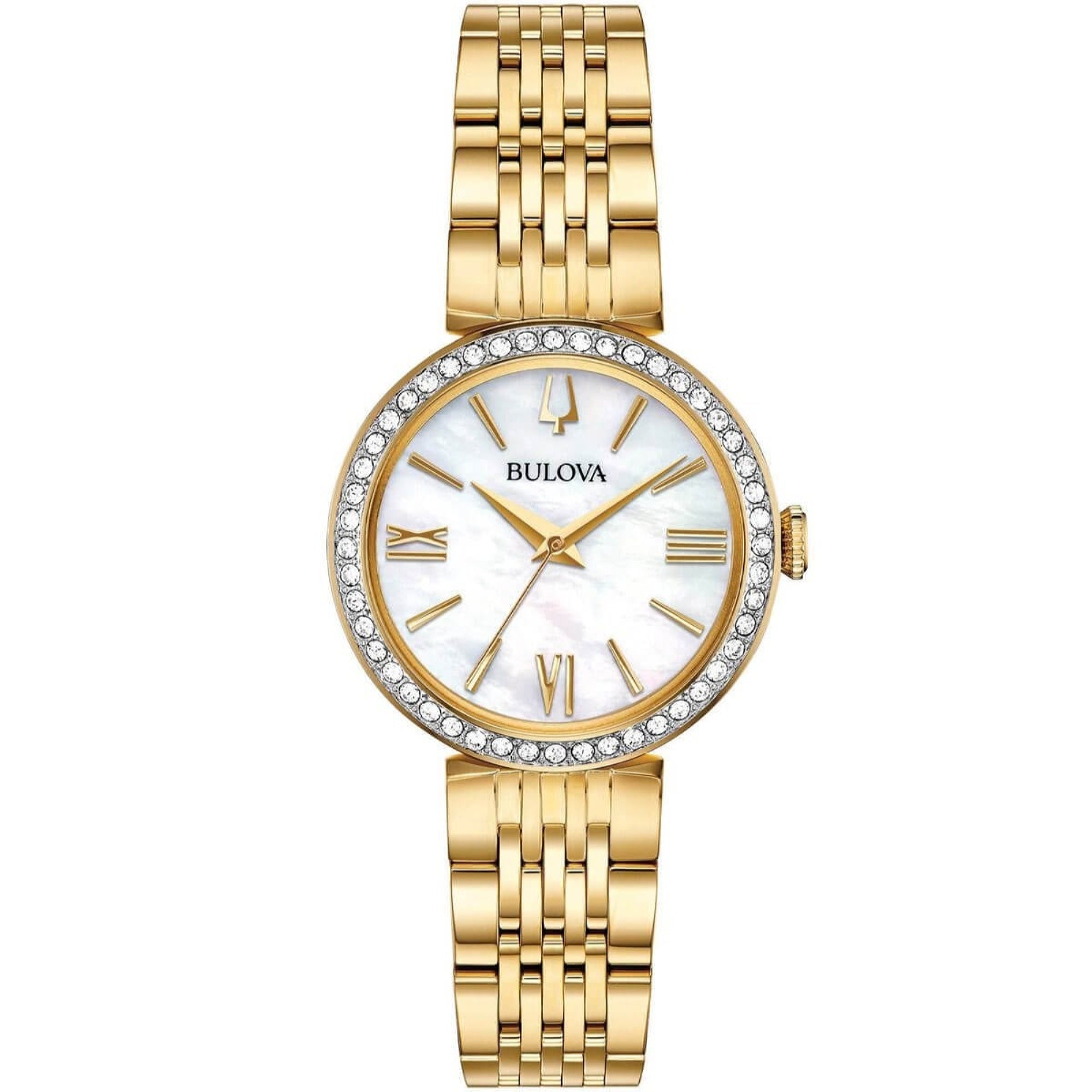 Bulova Classic Quartz Mother of Pearl Dial Women's Watch 98X122