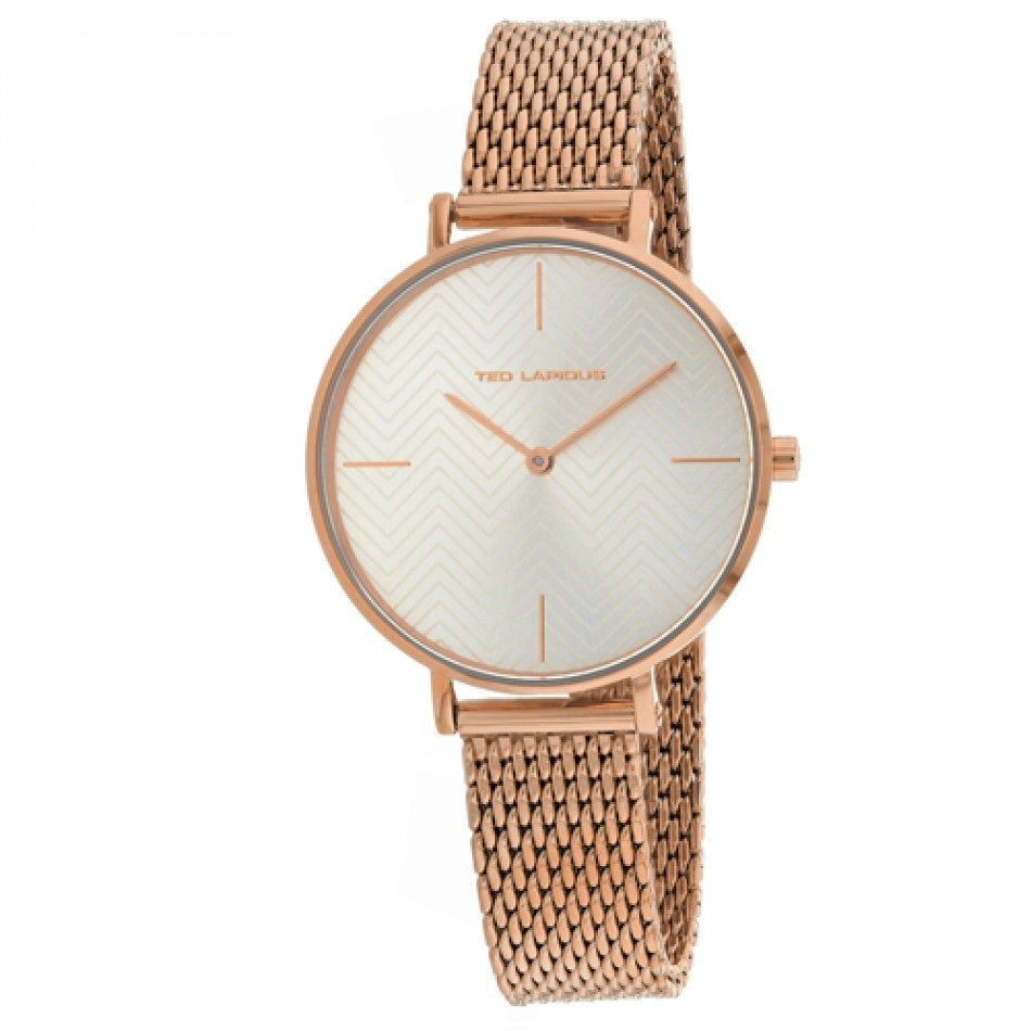 Ted Lapidus Classic Quartz Rose gold Dial Women's Watch A0705URFIXX