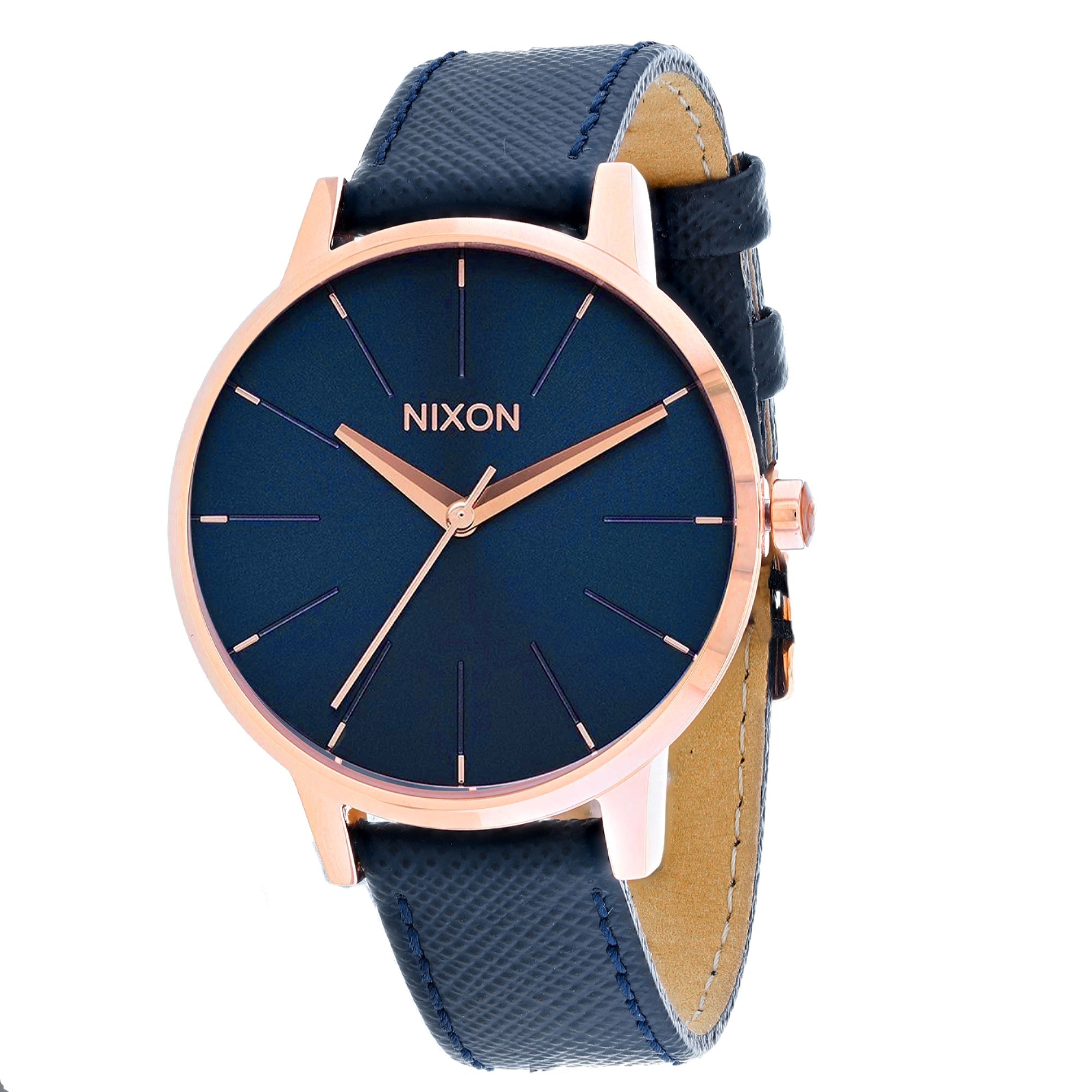 Nixon  Quartz Kensington Leather Blue Dial Women's Watch A108-2195