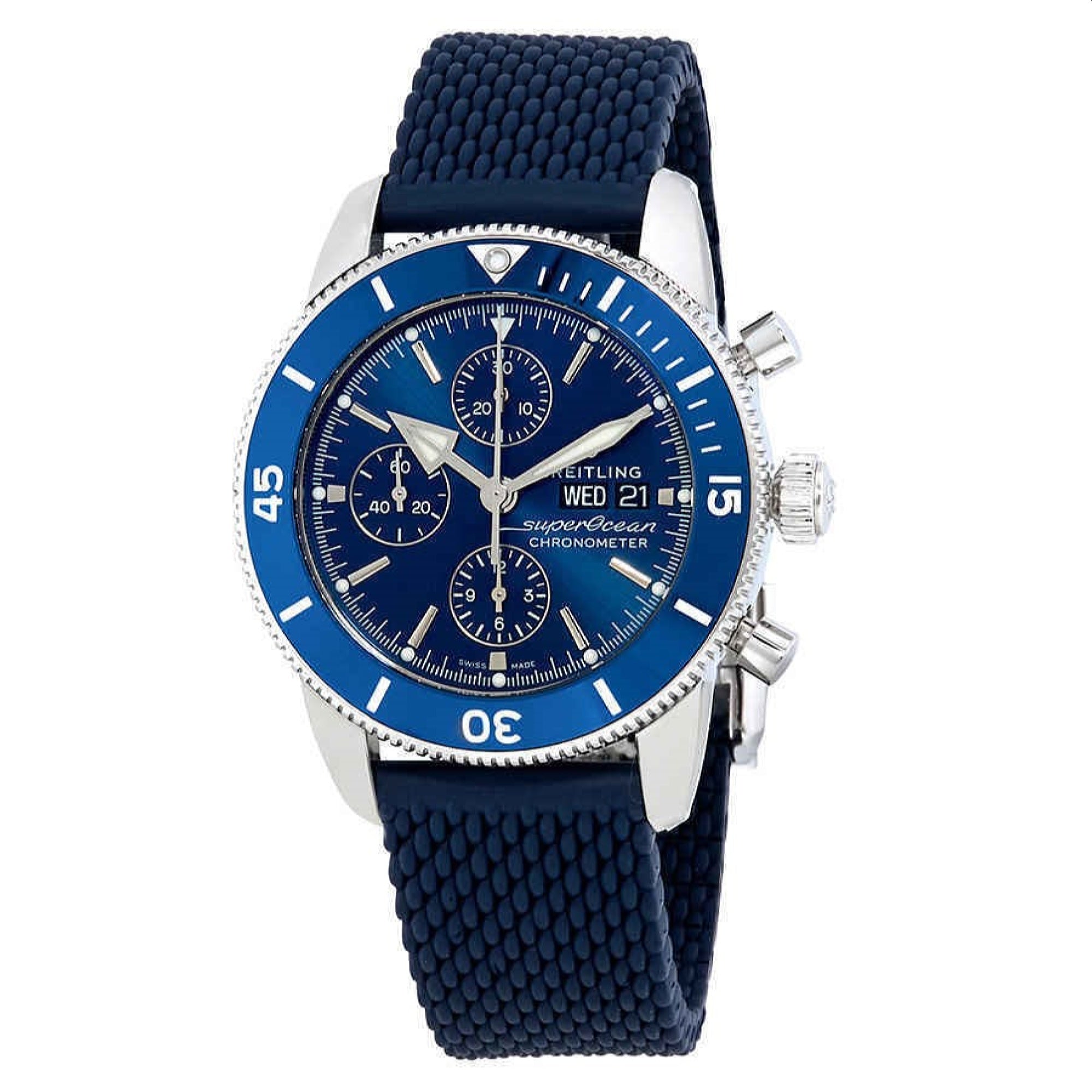 Breitling Superocean Heritage Automatic Chronograph Blue Dial Men's Watch A13313161C1S1