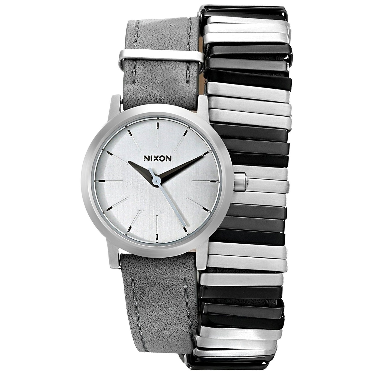 Nixon Kenzi Quartz Wraparound Silver Dial Women's Watch A403-1763