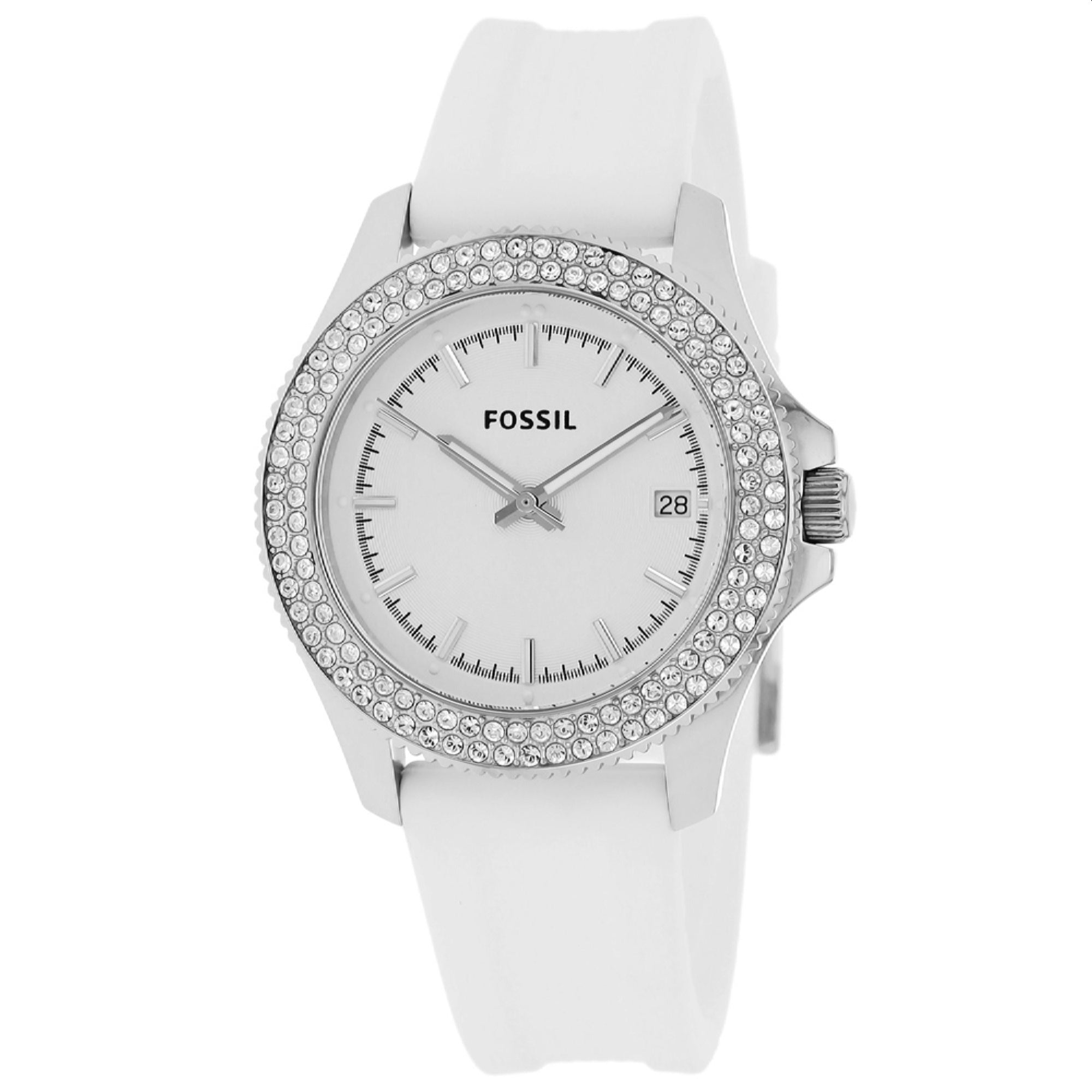 Fossil  Quartz Retro Traveler Silver Dial Women's Watch AM4462