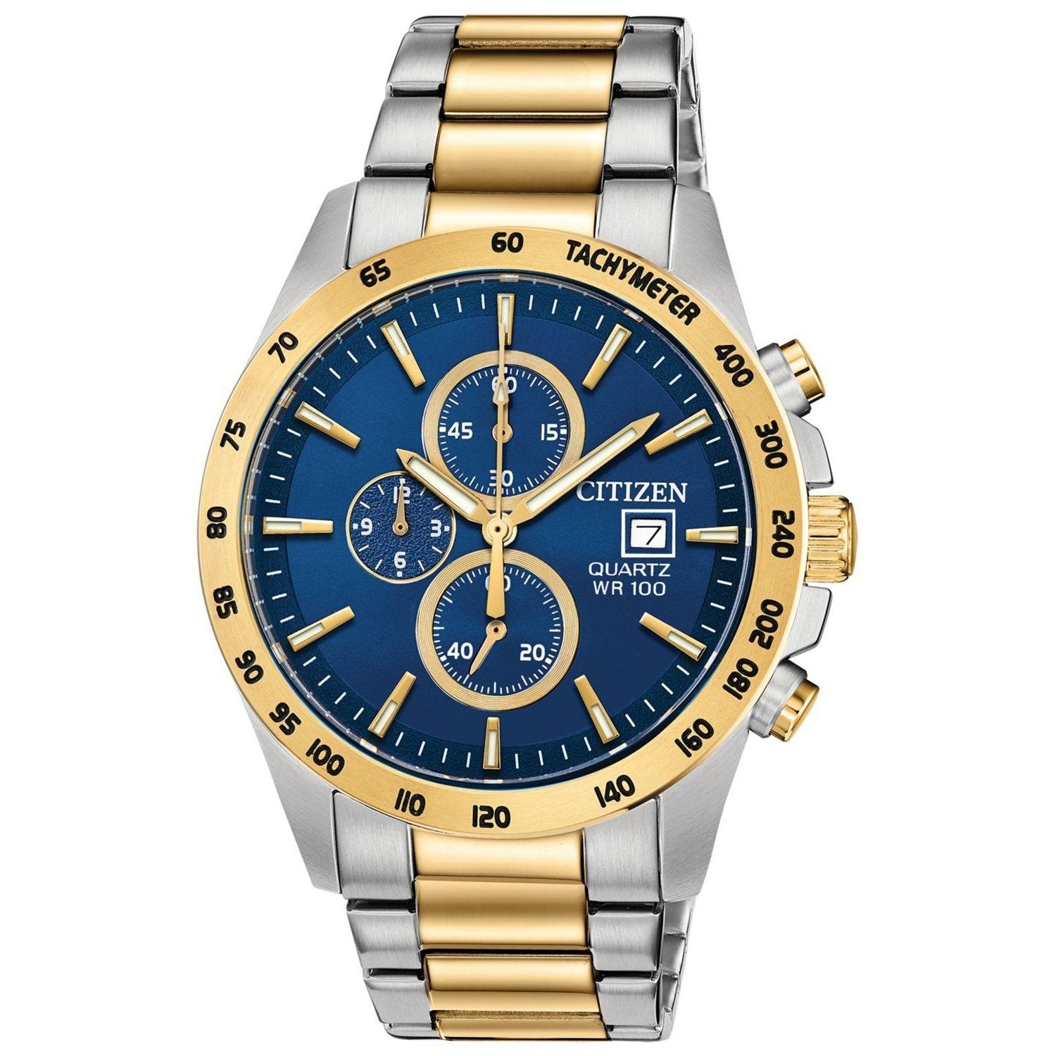 Citizen Citizen Quartz Quartz Chronograph Blue Dial Men's Watch AN3644-53L