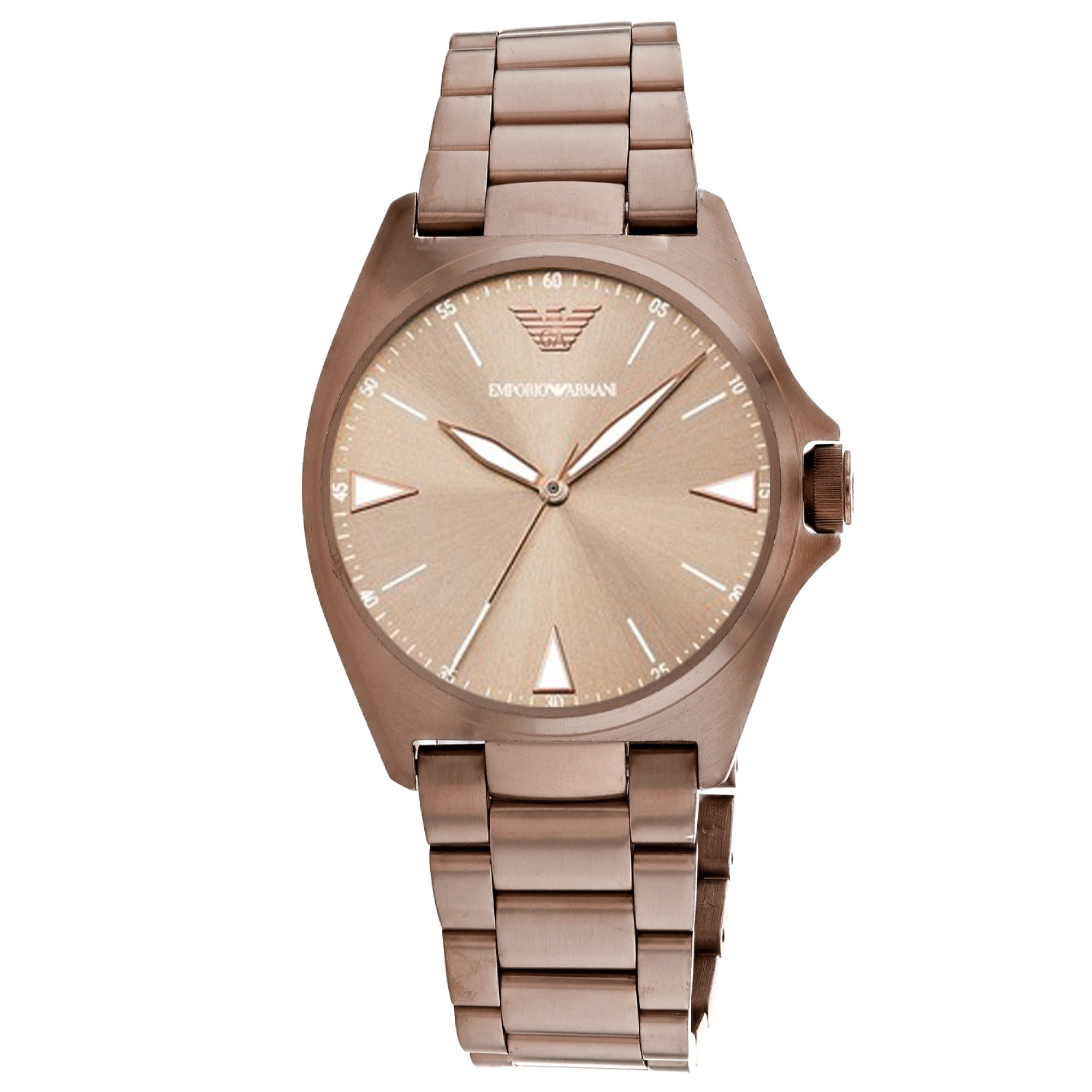 Emporio Armani  Quartz Nicola Gold Dial Men's Watch AR11353