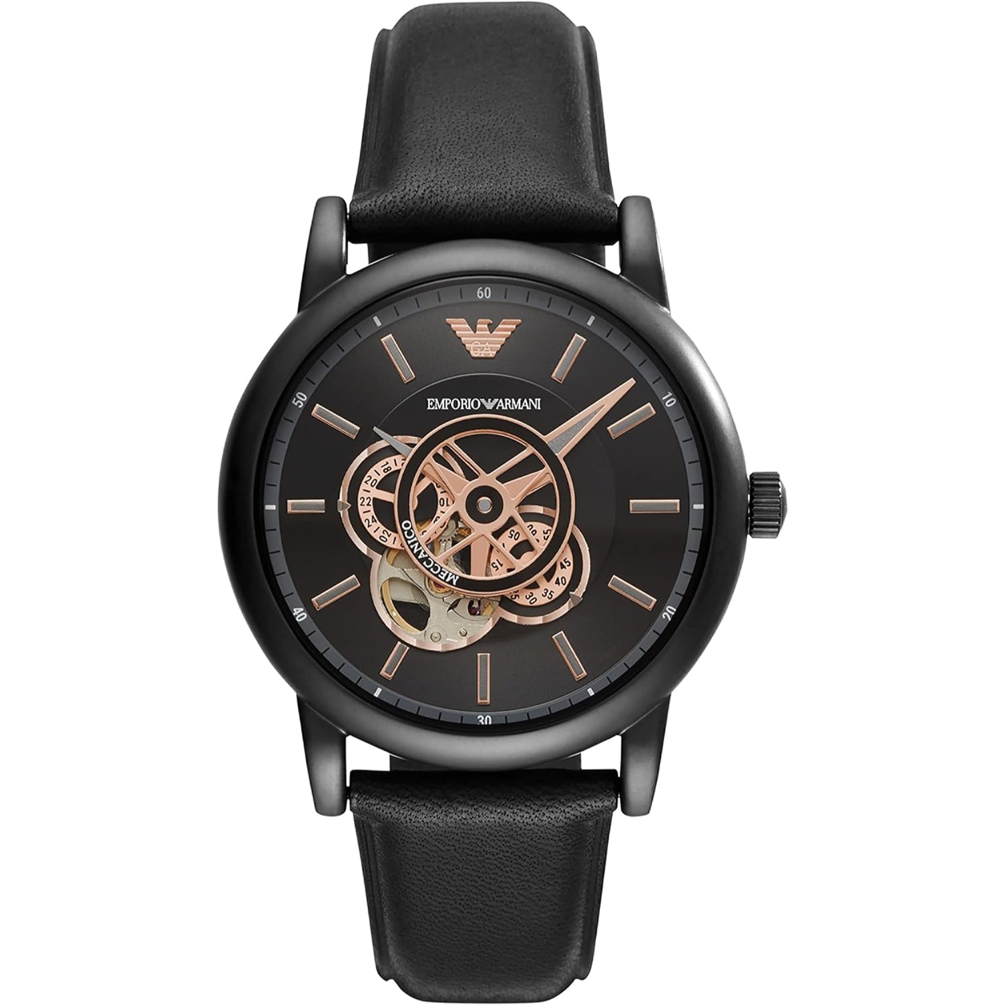 Emporio Armani Emporio Armani Automatic Black Dial Men's Watch AR60012