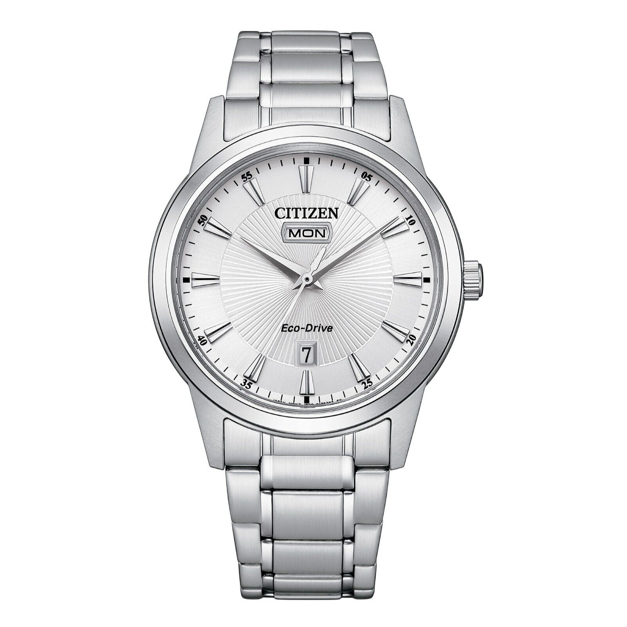 Citizen Eco-Drive Eco-drive Silver-Tone Dial Men's Watch AW0100-51A