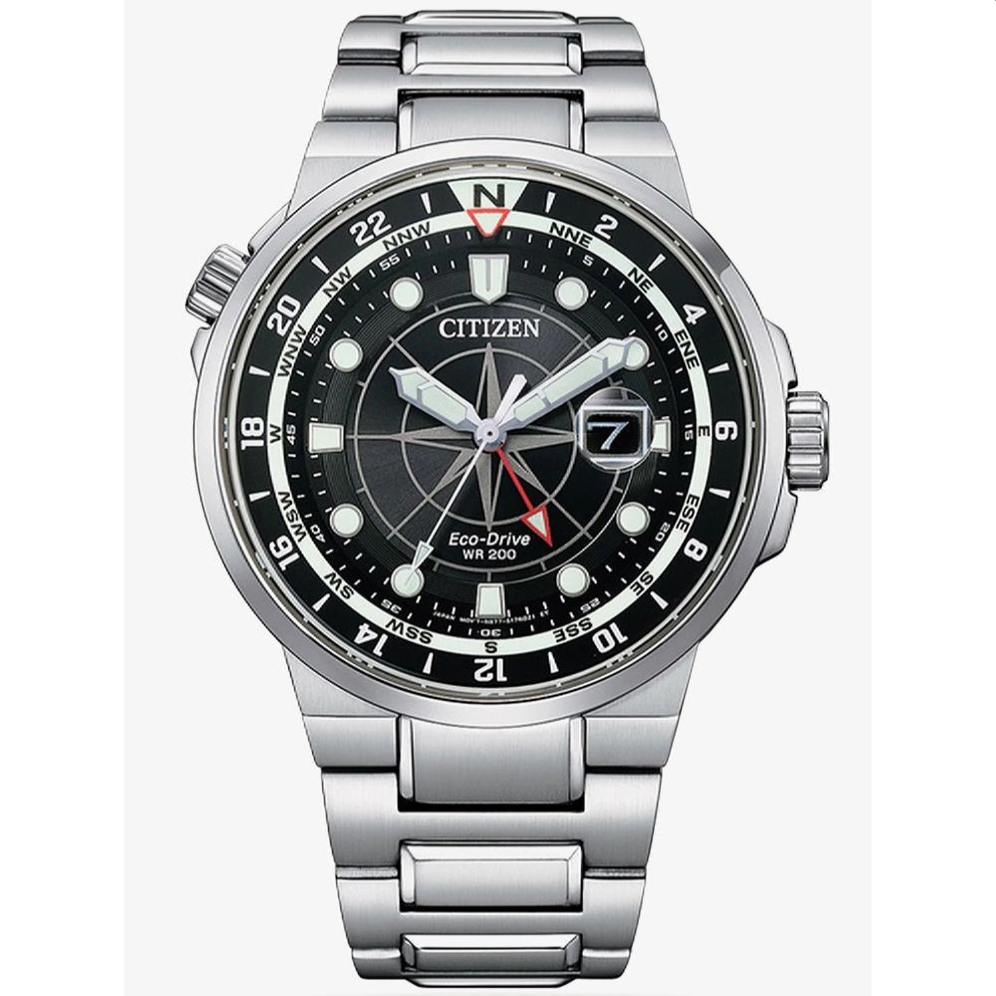 Citizen Endeavor Eco-drive Black Dial Men's Watch BJ7140-53E