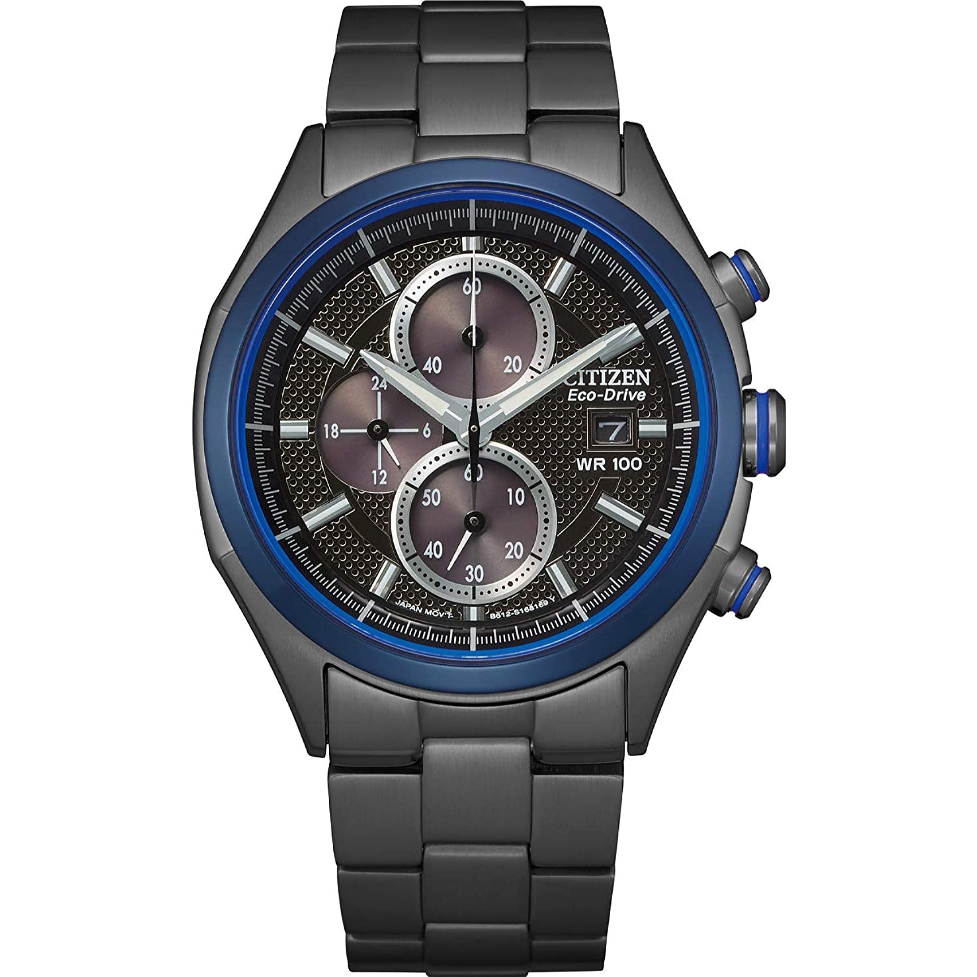 Citizen Eco-drive Eco-drive Chronograph Black Dial Men's Watch CA0438-52E