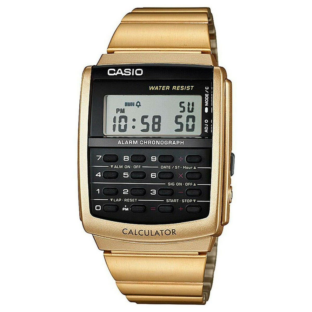 Casio Data Bank Series Quartz Grey Dial Men's Watch CA506G-9A