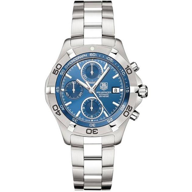 Tag Heuer Aquaracer Automatic Chronograph Automatic Blue Dial Men's Watch CAF2112.BA0809