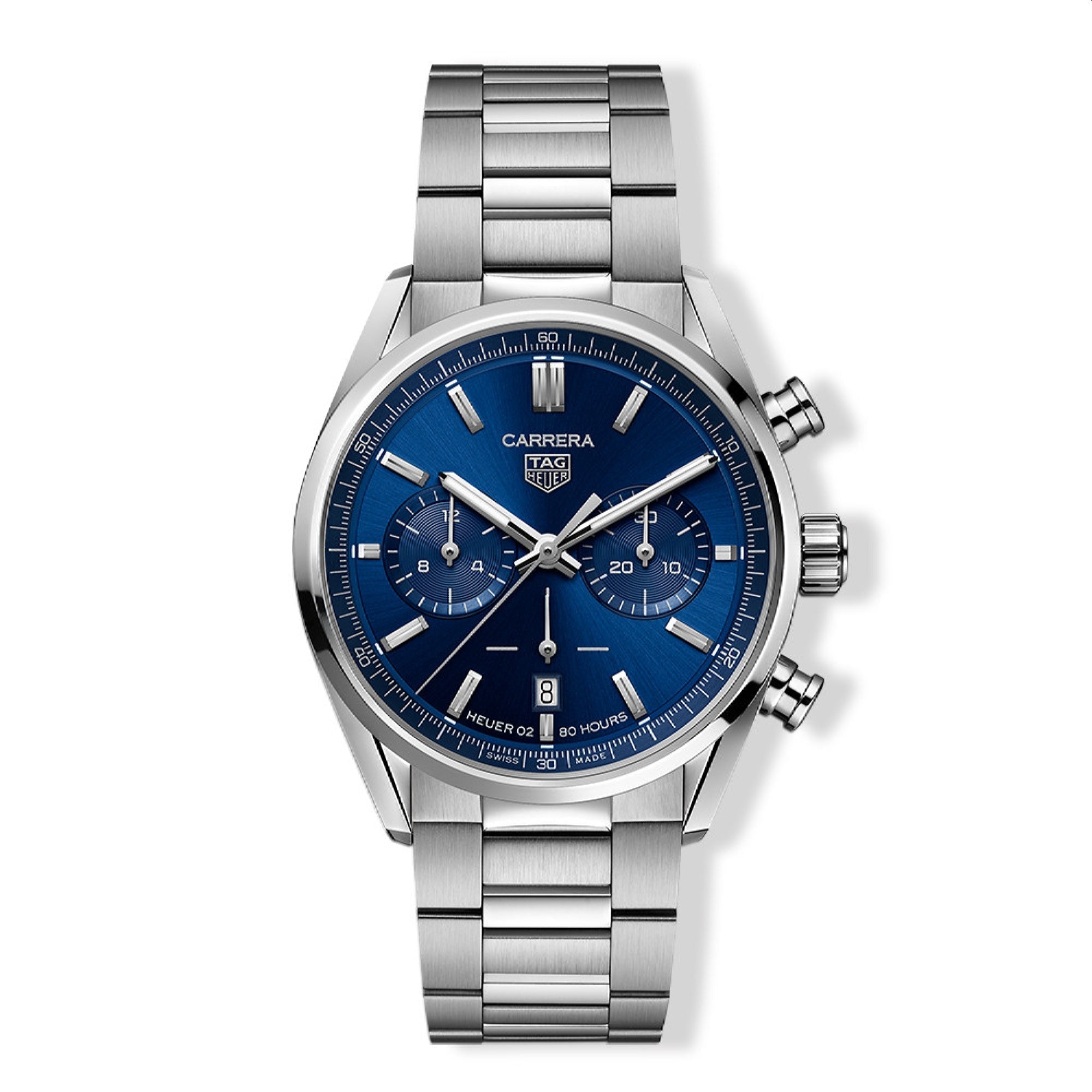 Tag Heuer Carrera Automatic Chronograph Blue Dial Men's Watch CBN2011.BA0642