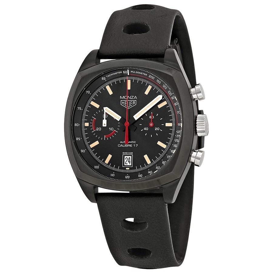 Tag Heuer Monza Limited Edition Calibre 17 Automatic Chronograph Automatic Black Dial Men's Watch CR2080.FC6375