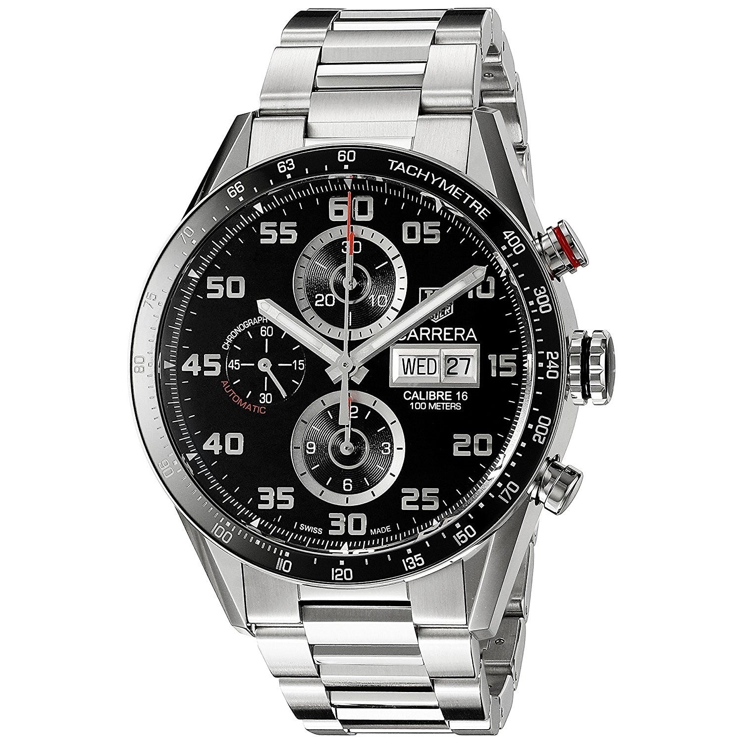 Tag Heuer Carrera Automatic Chronograph Automatic Black Dial Men's Watch CV2A1R.BA0799