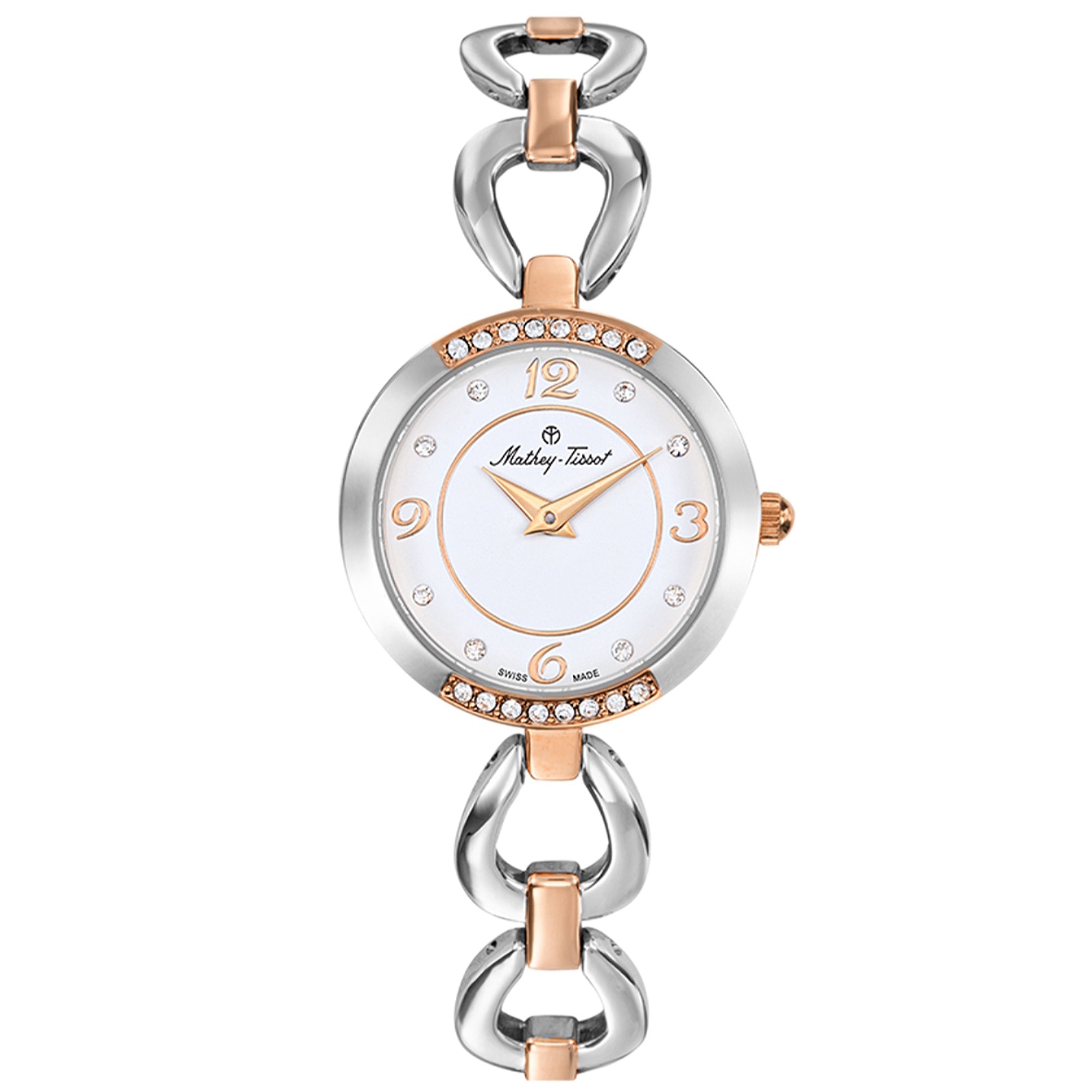 Mathey-Tissot  Quartz Fleury 1496 White Dial Women's Watch D1496BI