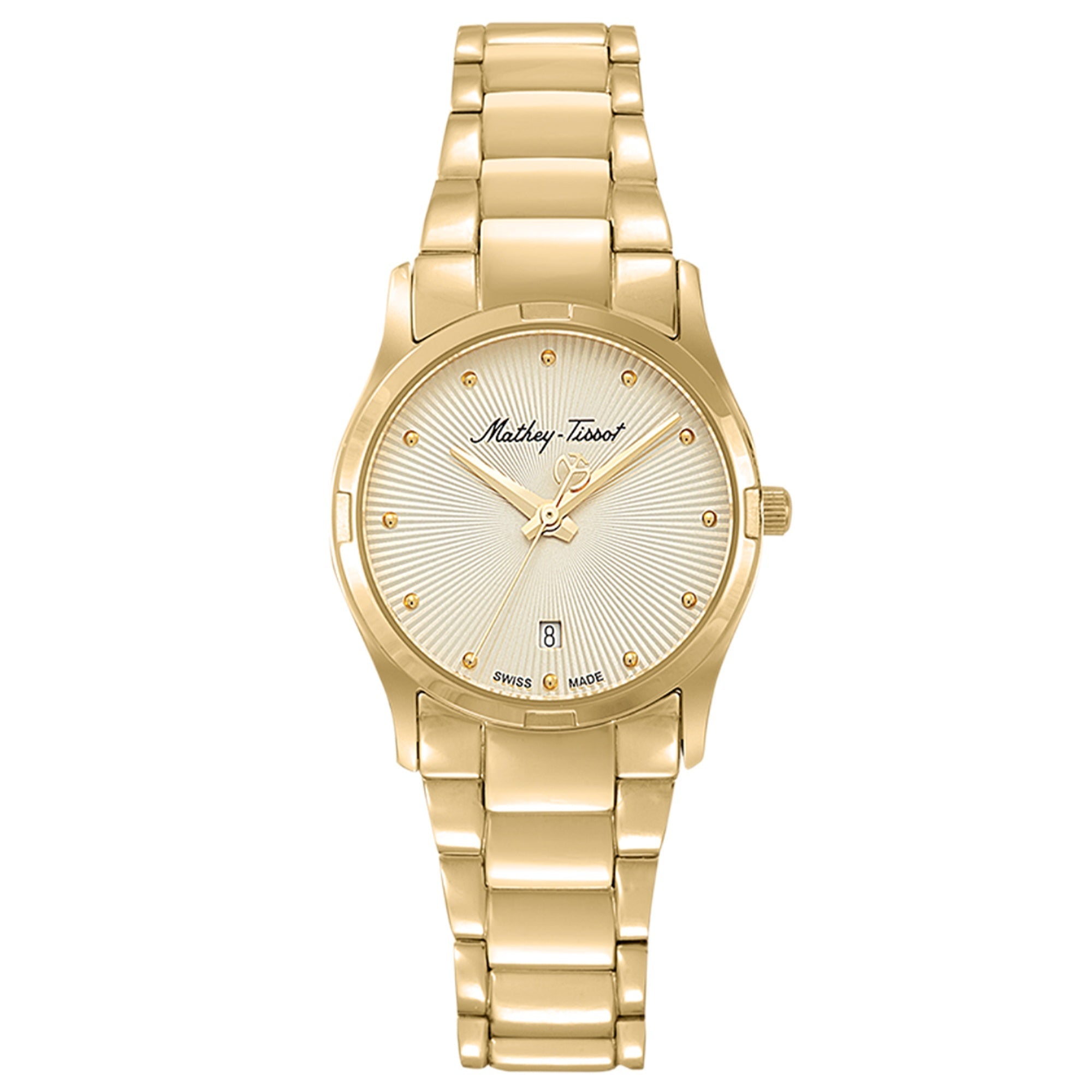 Mathey-Tissot  Quartz Classic Gold Dial Women's Watch D2111PDI